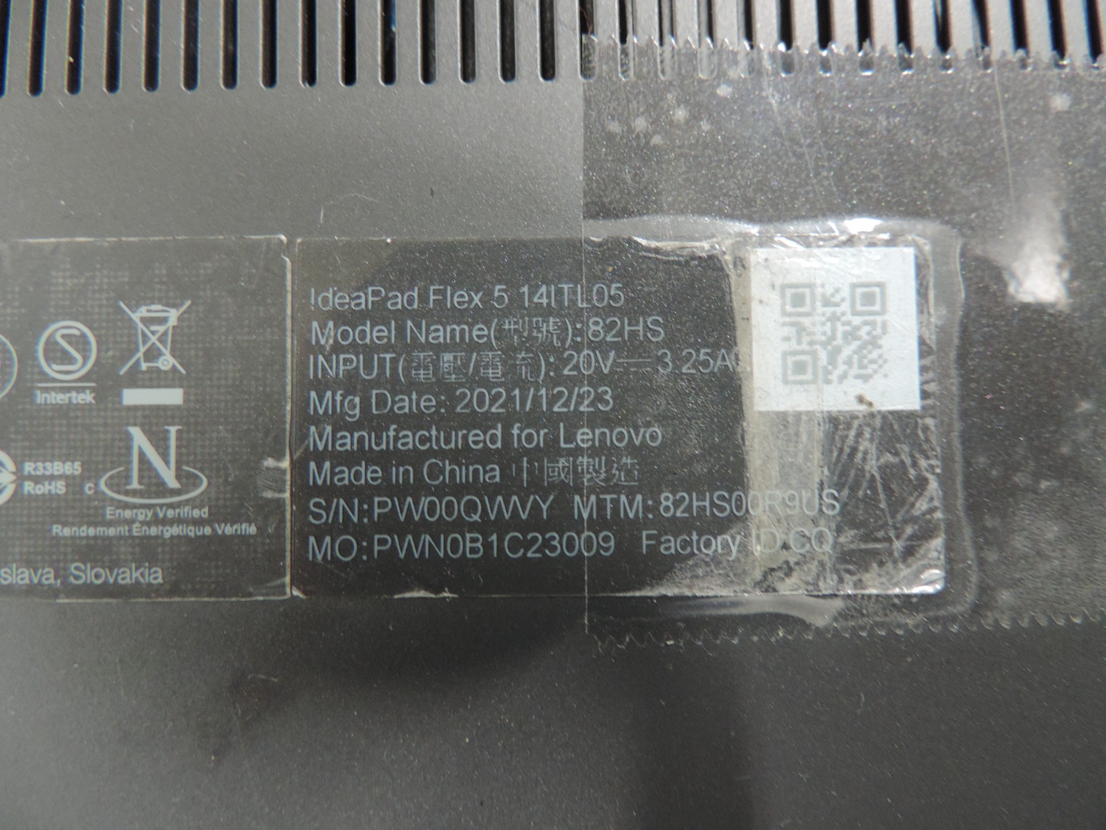 Lenovo IdeaPad Flex 5 14ITL05 14″ 512GB, =please read issues =