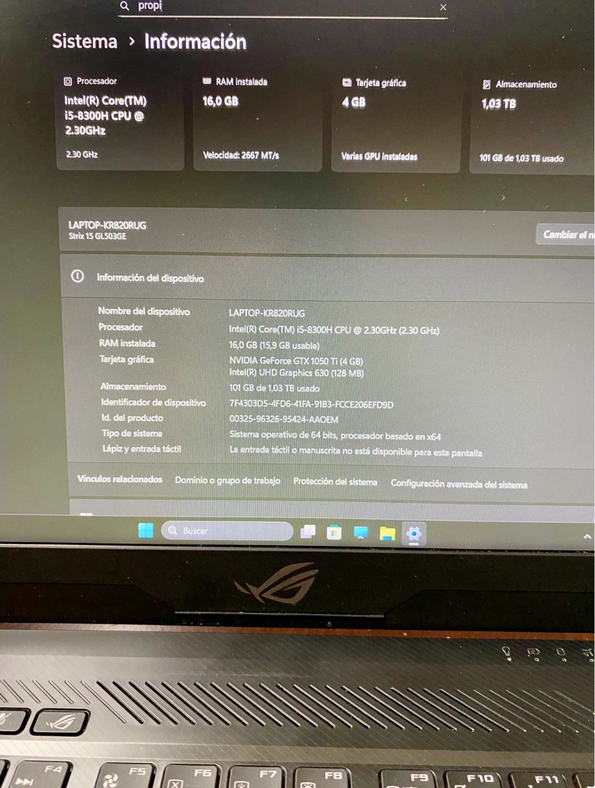 ASUS ROG Strix Hero Edition 503g
