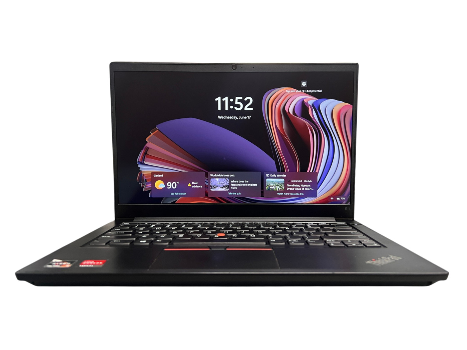 Lenovo ThinkPad E14 Gen2 AMD RYZEN 3 4300U 2.7GHz 4GB 256GB NVMe Win 11 Pro READ