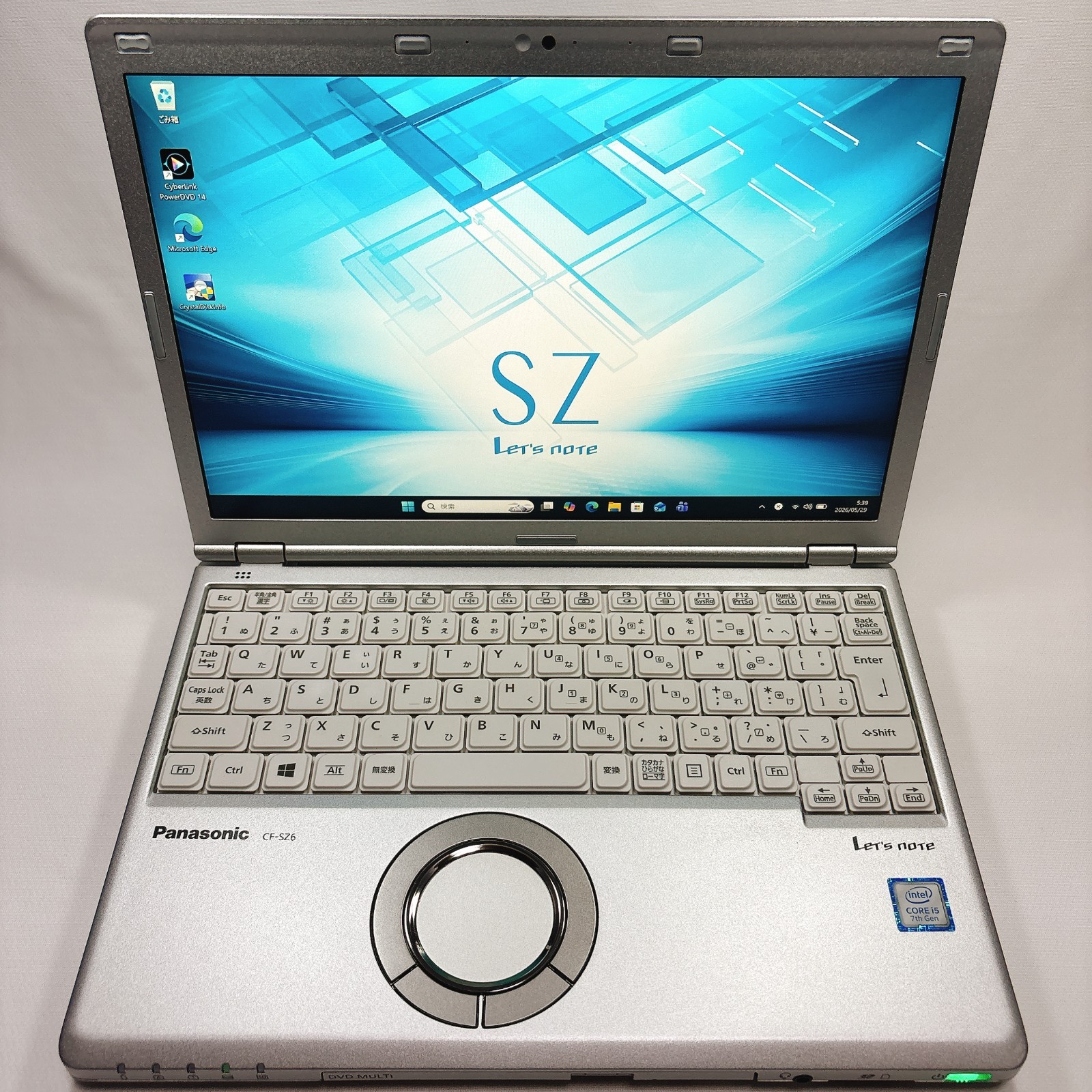 Panasonic Let’s note CF-SZ6 Core i5-7200U 8GB RAM 128GB SSD From Japan_1014