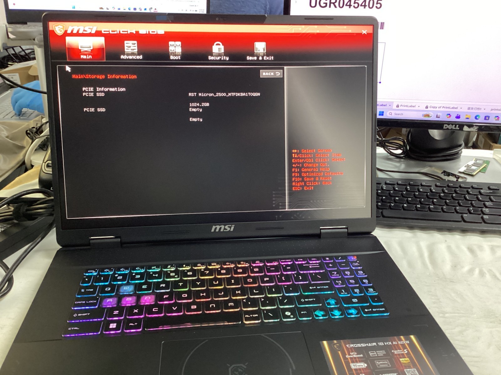 MSI Crosshair 18 HX 18″ QHD Gaming Laptop Intel Core Ultra 9 275HX RTX 5070 1TB