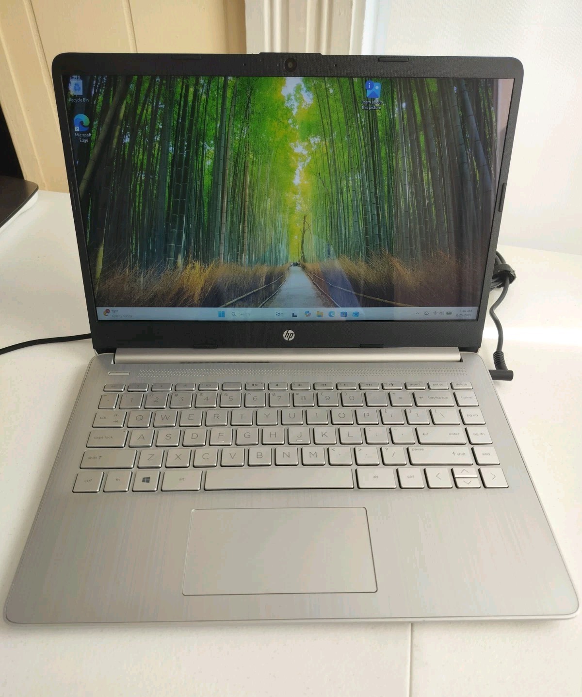 HP Laptop 14″ Touchscreen AMD Athlon 3050U 4GB 64GB Good Battery Mint + Charger