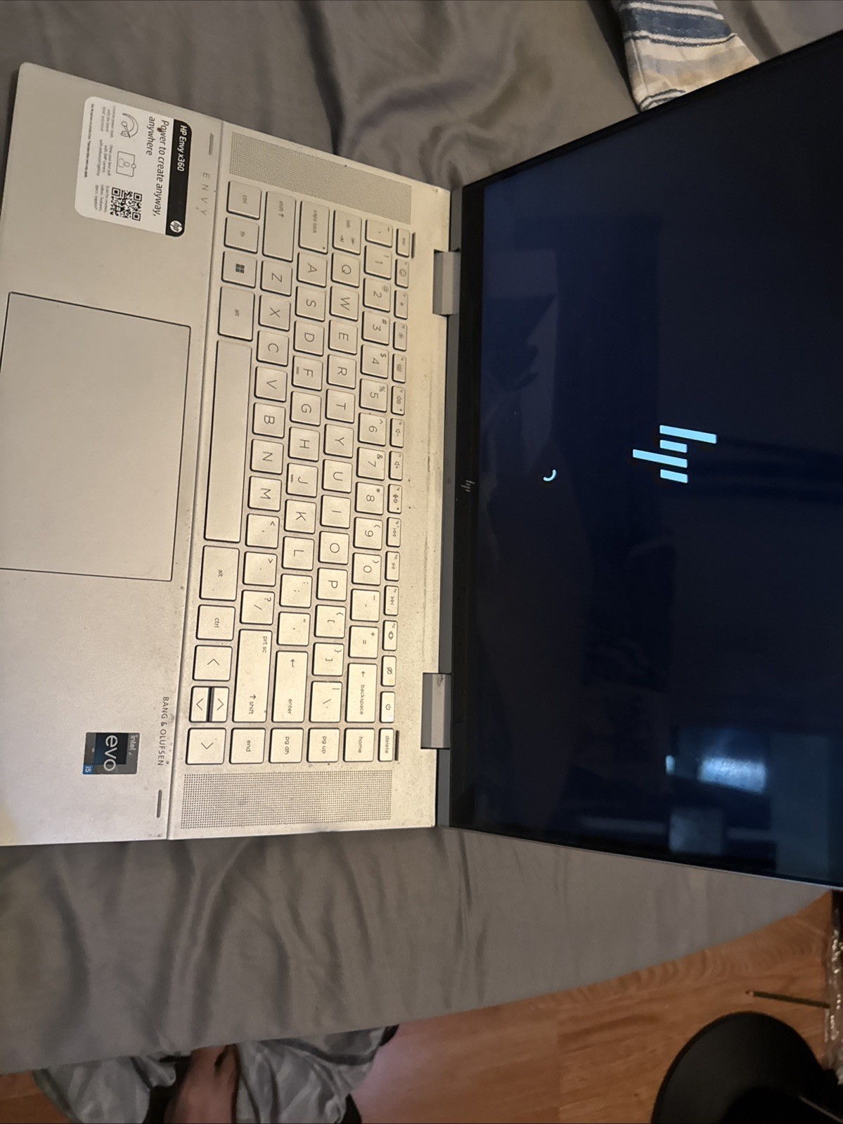 HP ENVY x360 15.6″ (256GB SSD, Intel Core i5 12th Gen., 8GB) Laptop – Natural…