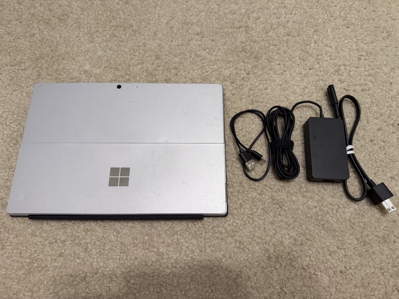 Microsoft Surface Pro 7 1866 i7-1065G7 16GB RAM 512GB SSD Silver W/ Extras!
