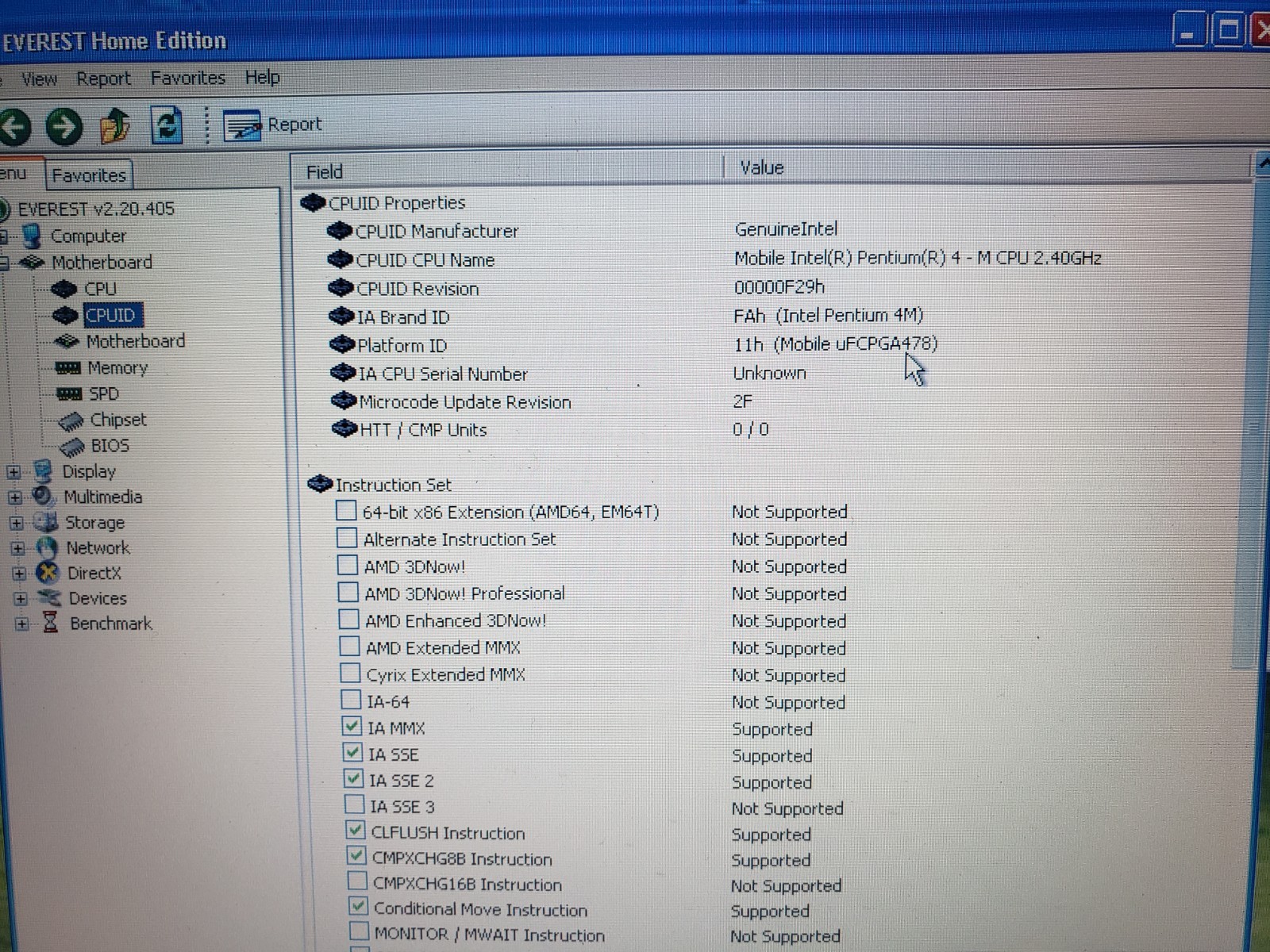 RARE Fujitsu Siemens Celsius Mobile H WF2H BS015 Nvidia 500 GoGL Wireless Kb Xp
