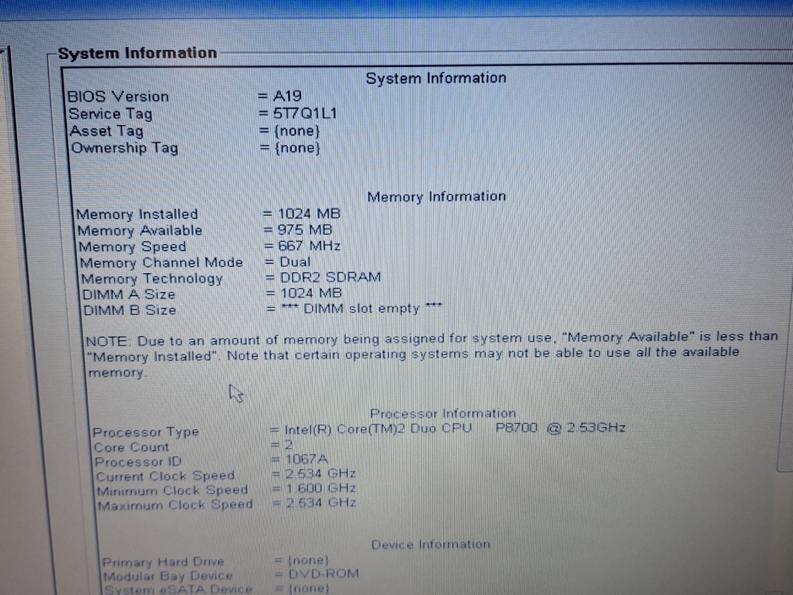 Dell Latitude E6400 Laptop PC Intel Core2 2.53GHz Builders Special #5 Parts Only