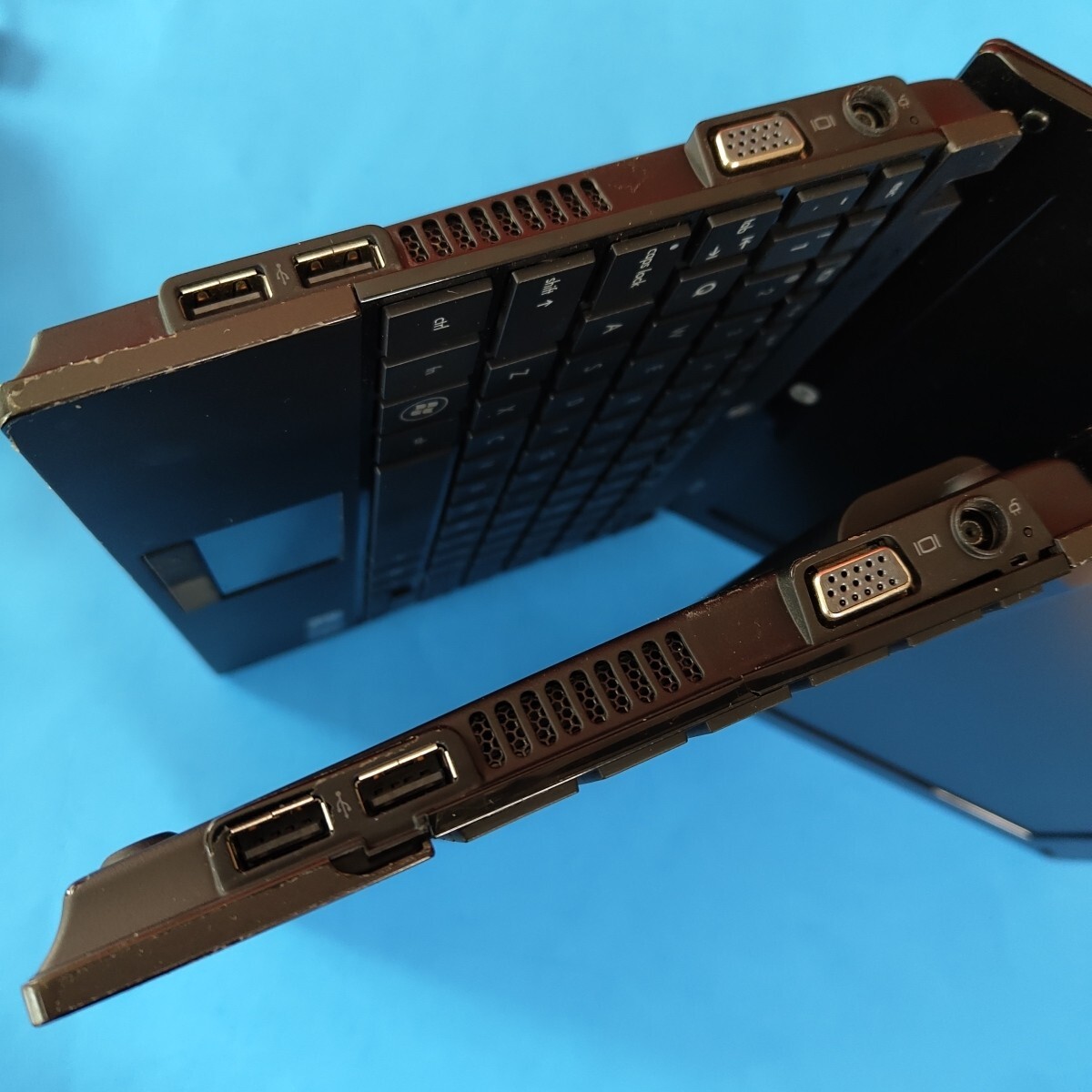 AS IS 2x HP Mini 5103 Netbook Dual Core Atom N455 2GB 160GB Laptop Win 7 Pro