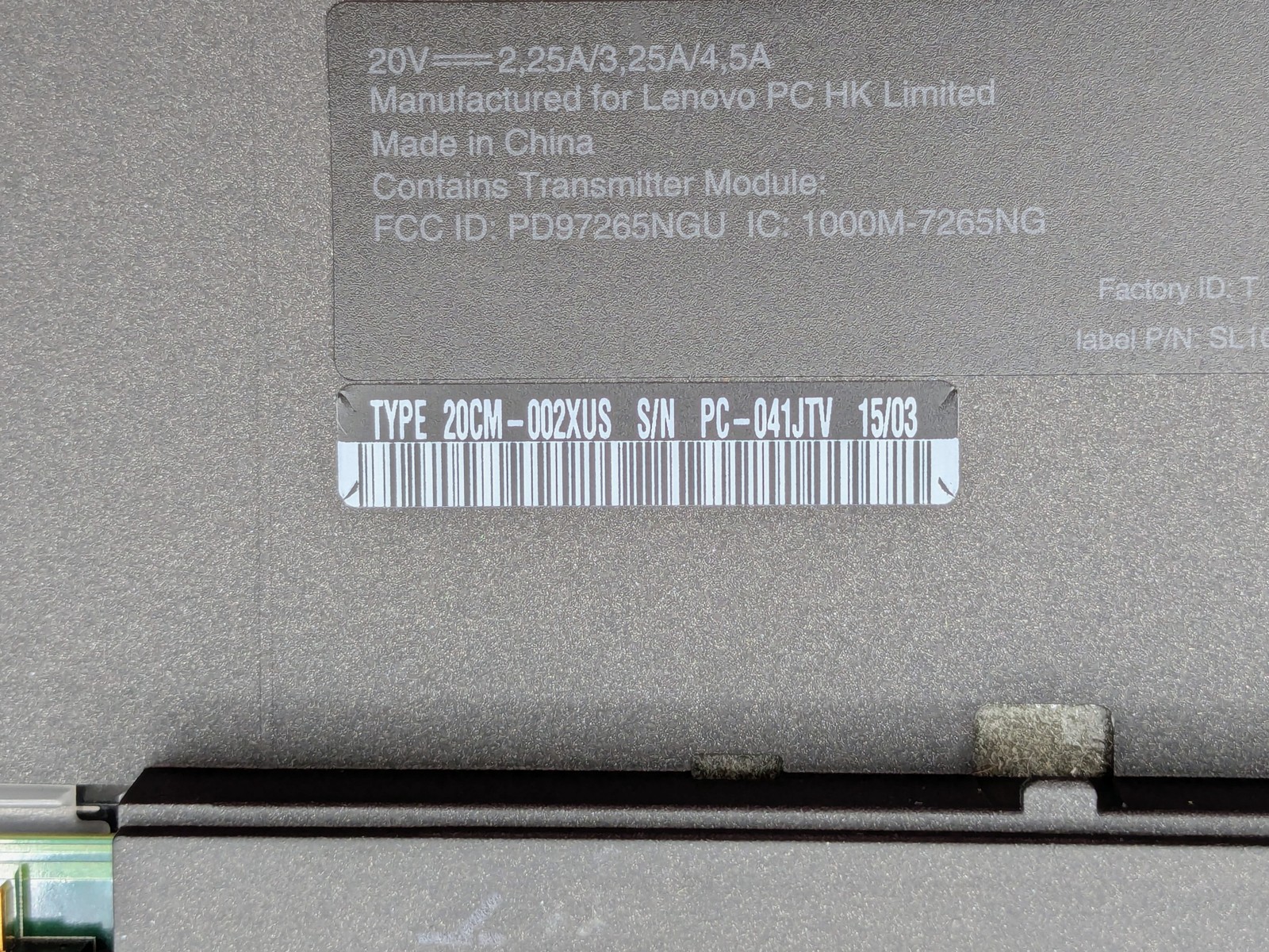 Lenovo ThinkPad X250 12″ I5-5200U Webcam Backlit Motherboard Palmrest *READ*