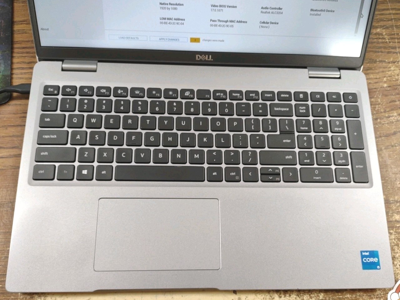 Dell Precision 3560 Workstation: 15.6″ FHD, W/ i5-1135G7, 16GB, 512GB.
