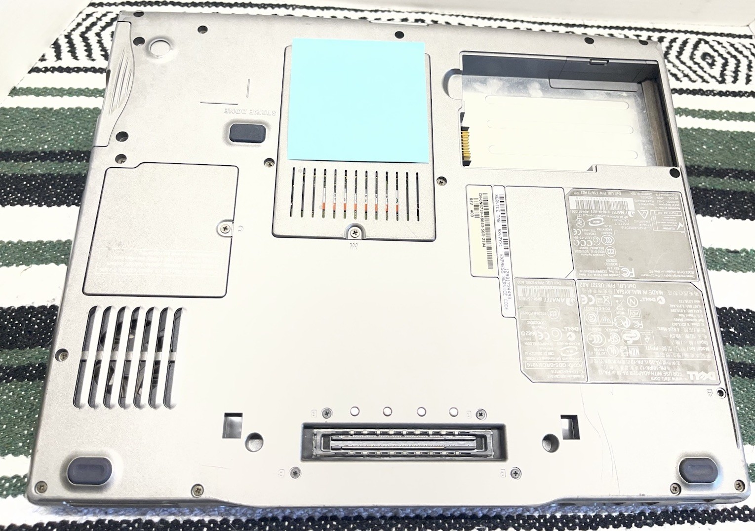 Working Vintage Dell Latitude D510 Windows 2000 Laptop Serial Printer USB Port