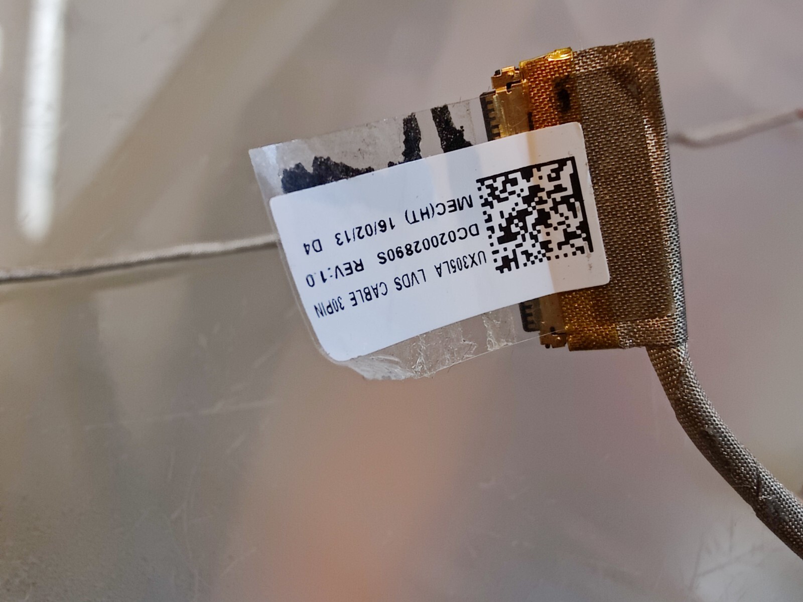 ASUS UX305L UX305F FLAT VIDEO CABLE LVDS DC02002890S 30 PIN UX305LA ORIGINAL #