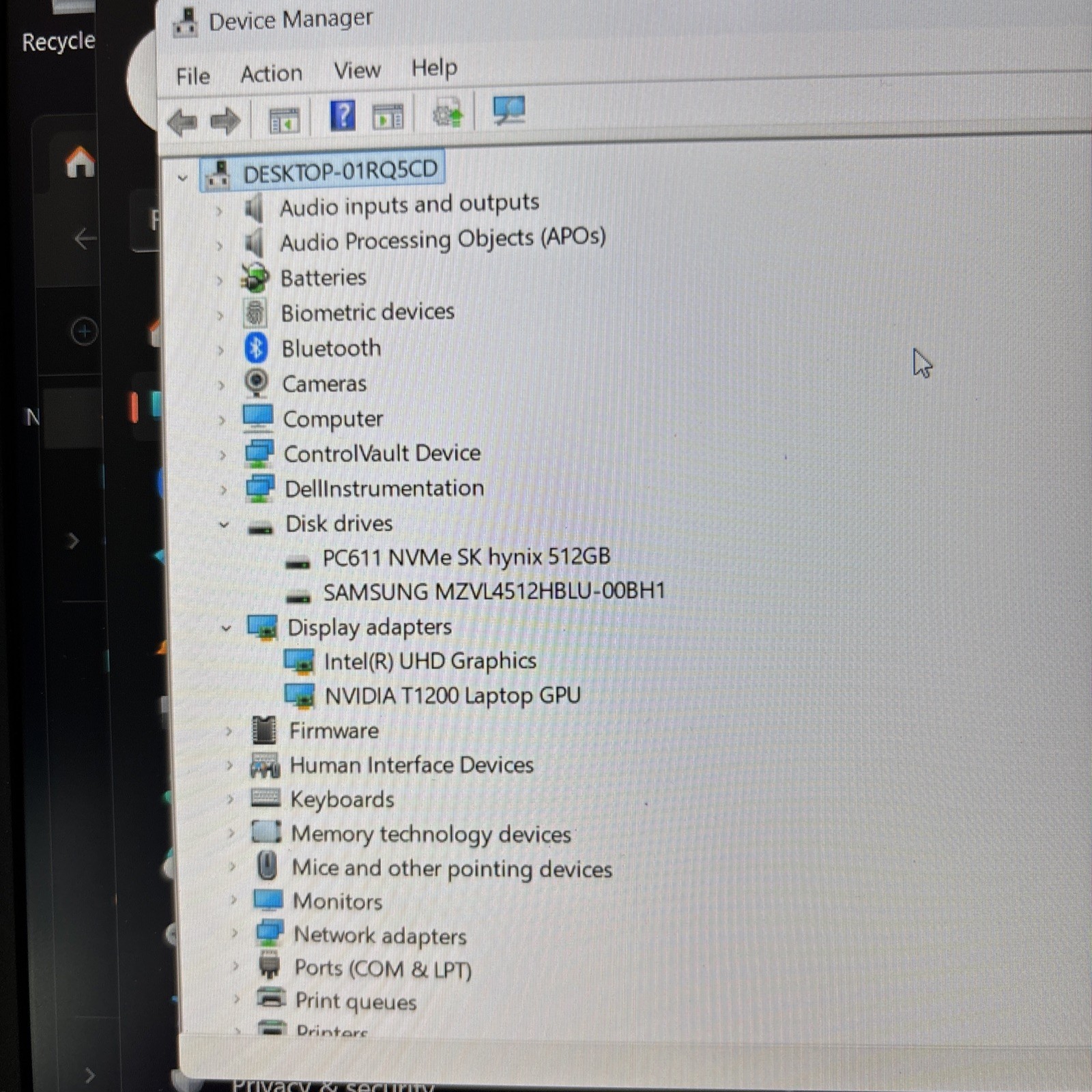 Dell Precision 7560 15.6 i7-11850H 32GB RAM 512GB SSD NVIDIA T1200GPU Back Door