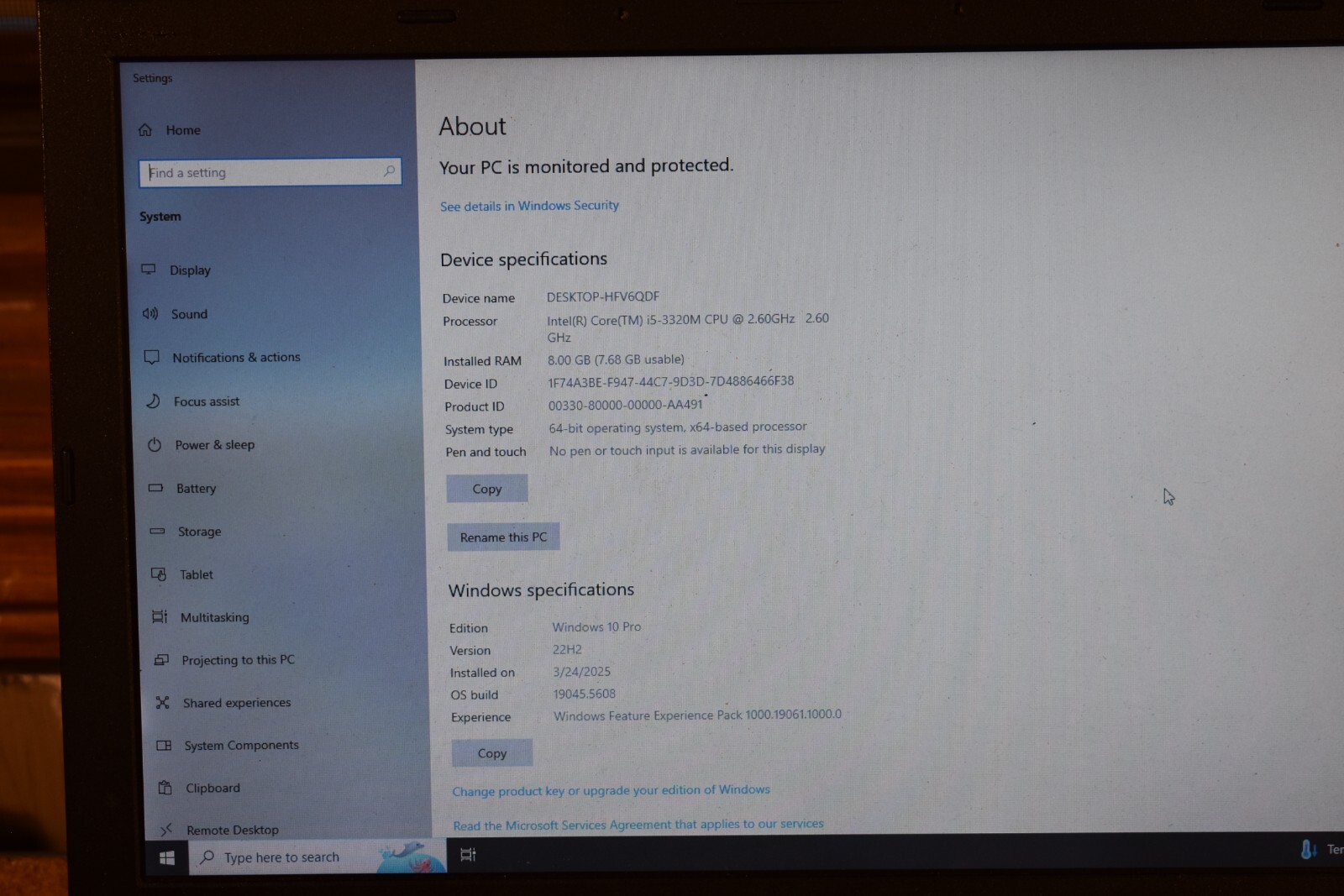 Lenovo ThinkPad T430s Core i5-3320M 2.6GHz 8GB RAM 128GB SSD Windows 10 Webcam