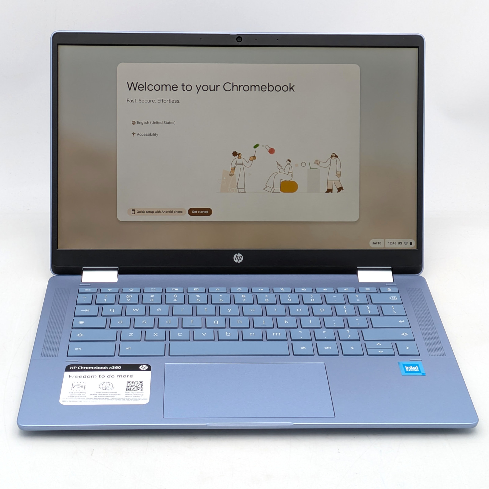 HP Chromebook x360 14b-cd0130wm 14″ Intel N100 4GB RAM 64GB eMMC ChromeOS