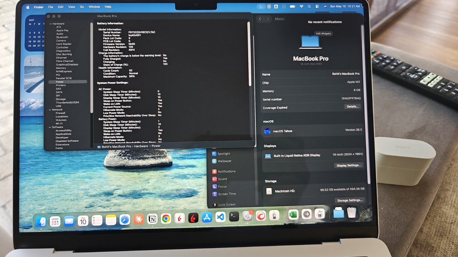 MacBook Pro – 14-inch, Nov 2023 – Apple M3