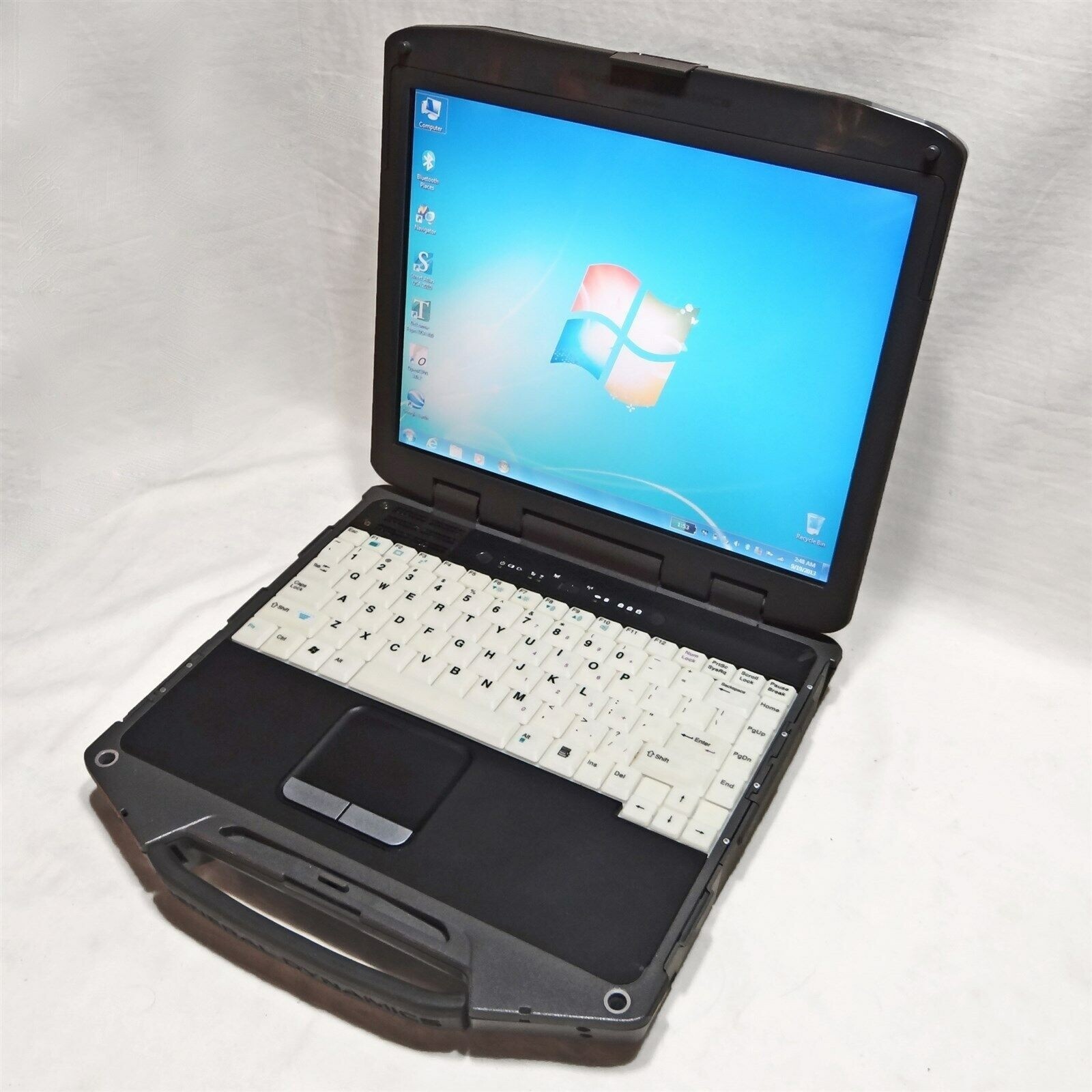 General Dynamics GD8000 160GB SSD 6GB RAM Rugged Laptop GPS Toughbook