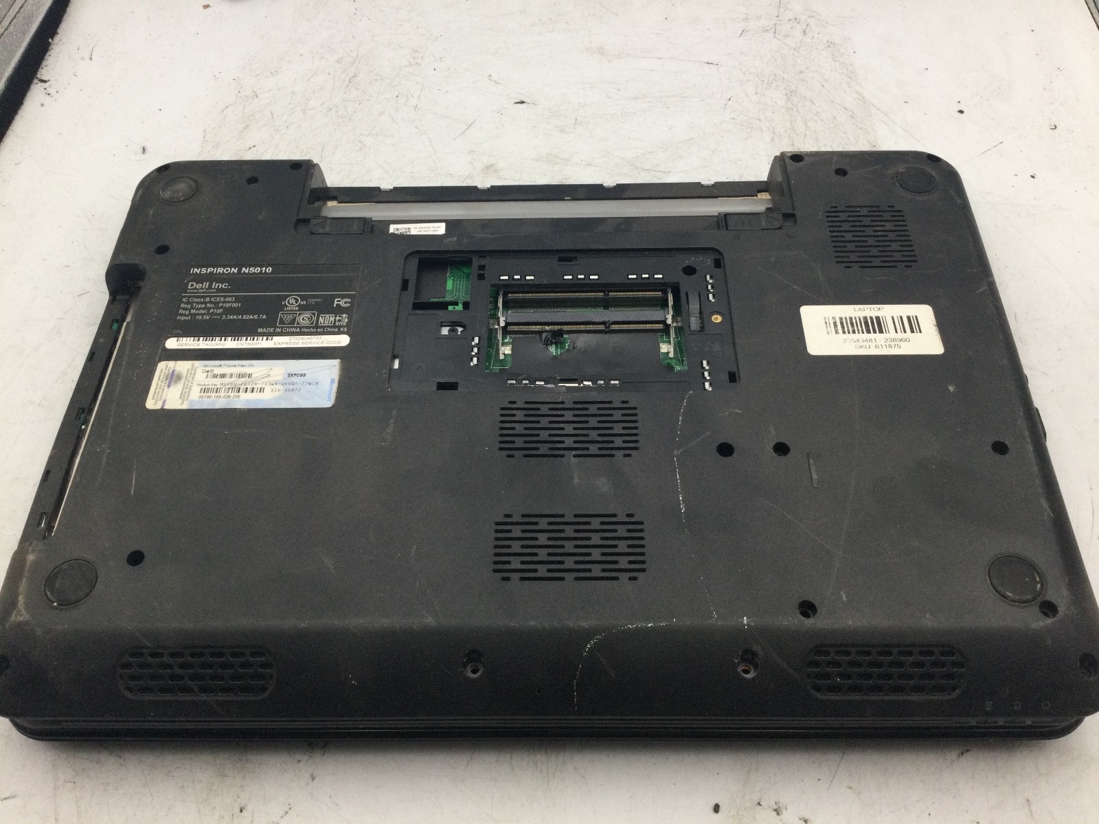 DELL INSPIRON N5110 – FOR PARTS/MISSING COMPONENTS – READ DESCRIPTION – BB