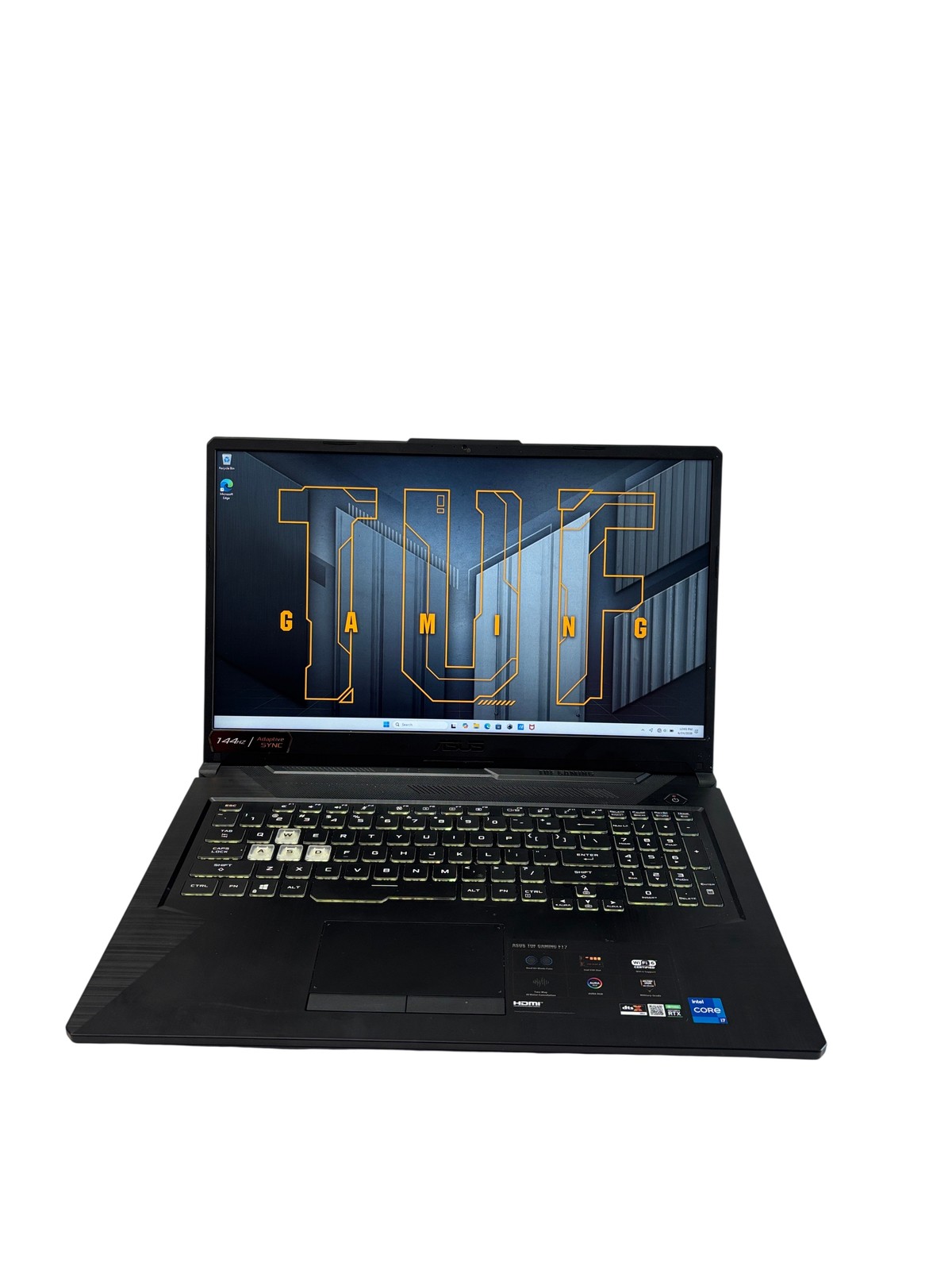 ASUS TUF F17 FX7065CB-MS71 Intel Core i7-118005 2.30GHz 16GB RAM 512GB SSD 17.3″