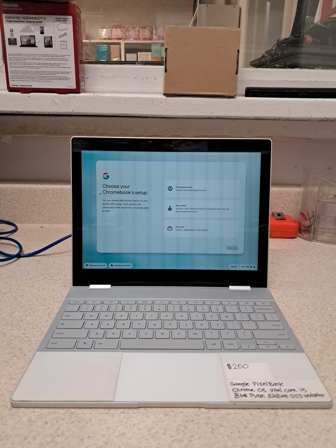 2017 Google Pixelbook 12.3” Laptop