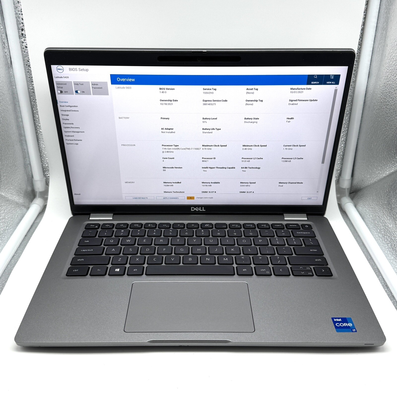 Dell Latitude 5420 14″ FHD | i7-1165G7 2.8GHz | Fair Batt | No RAM/SSD | Win COA