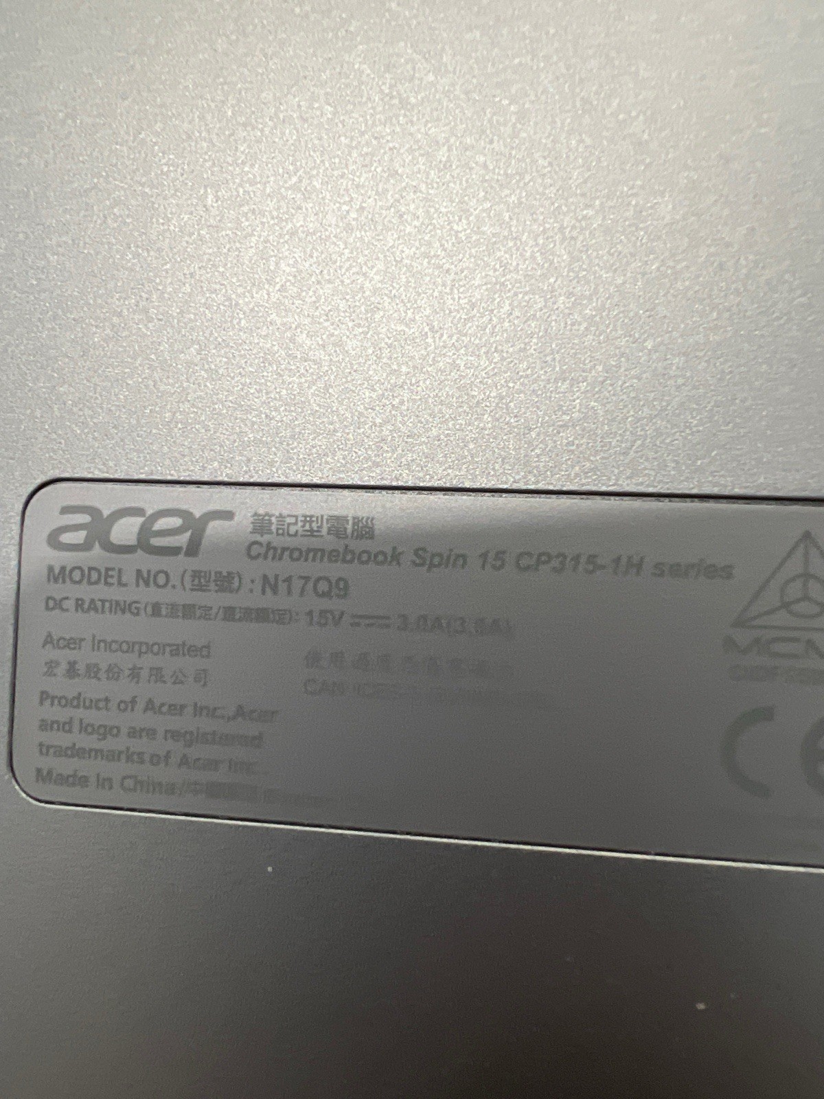 Acer Chromebook Spin 15 CP315-1H Motherboard DA0ZHYMB6E0 + USB Board DA0ZHYTB6E0
