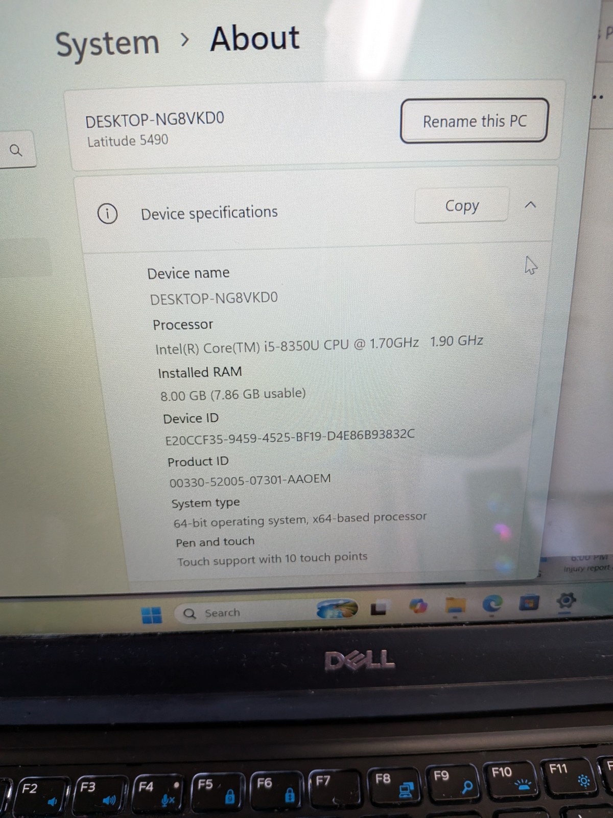 Dell Latitude Touchscreen Windows 11 64 Bit Core I5