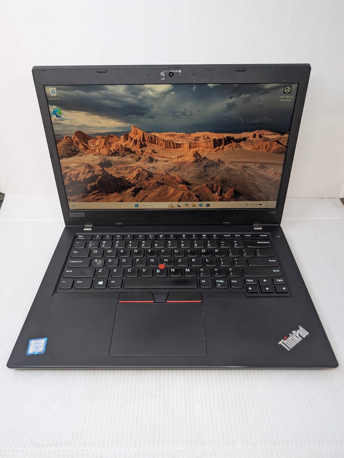 Lenovo ThinkPad L490 14″ Touch i7-8665U 1.90GHz 32GB DDR4 1TB NVMe SSD W11P KEF
