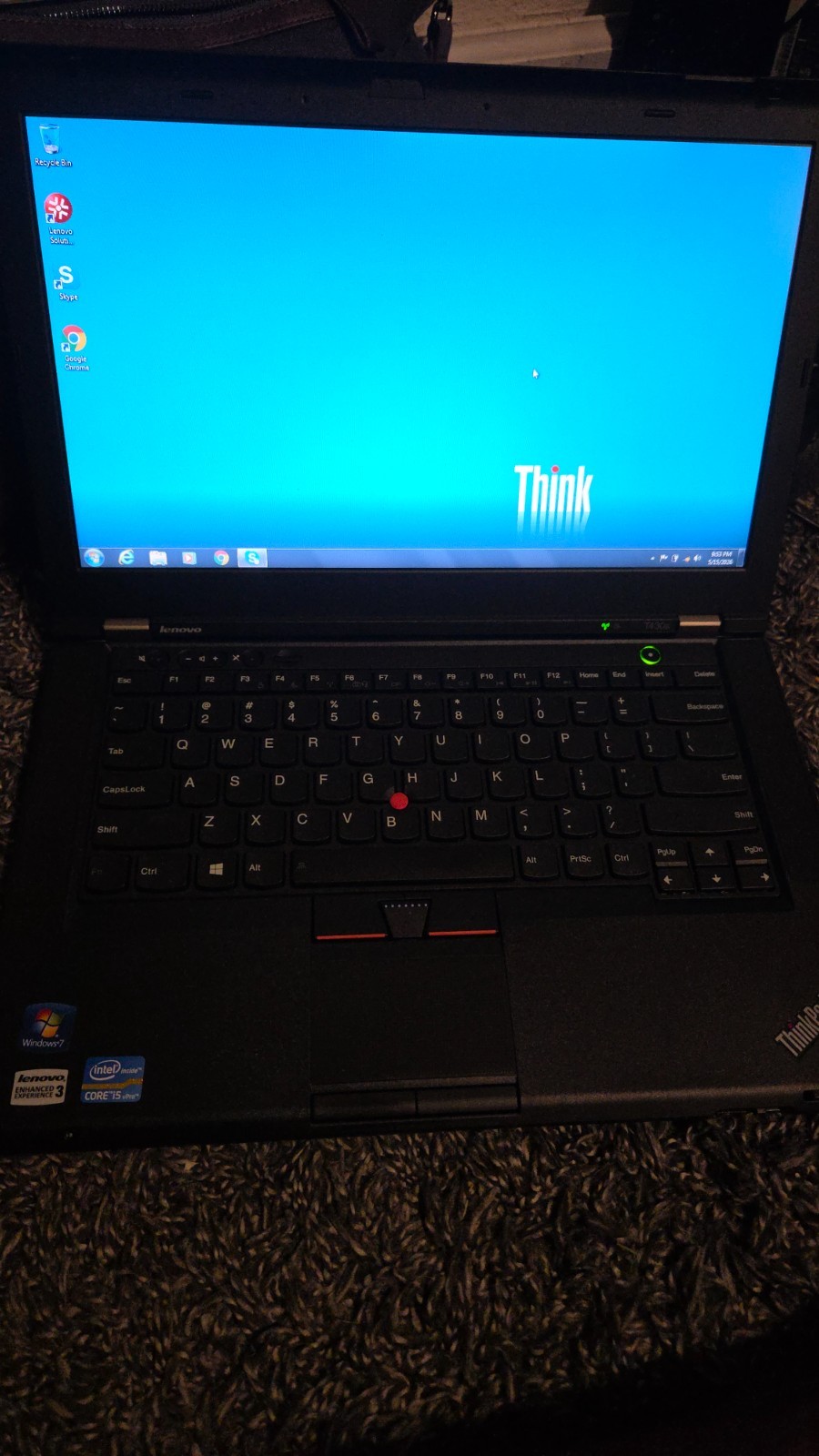 Lenovo Thinkpad T430s i5-3320M 4gb RAM 500GB HDD Windows 7 Pro