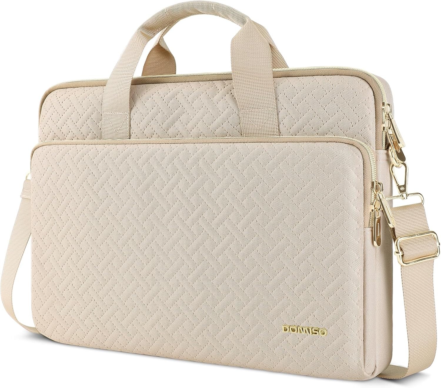 Beige Laptop Sleeve Case for 15.6 inch MacBook Pro 16 M4 M3 M2/Pro Max, Waterpro