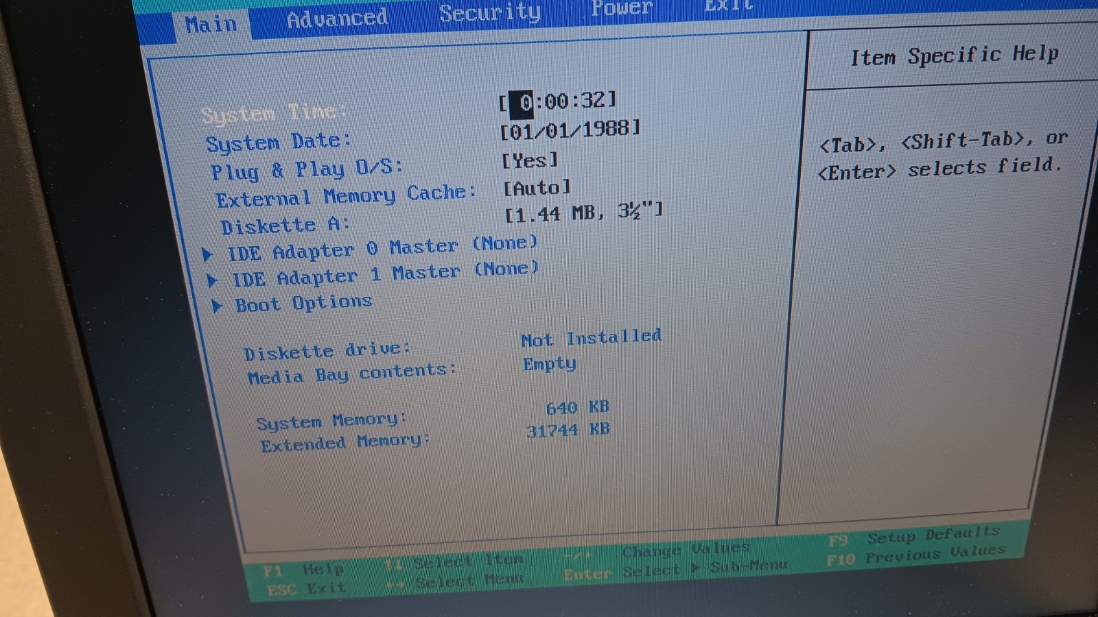 Vintage Texas Instruments TravelMate 6030 Laptop Windows 98 SE Operating System