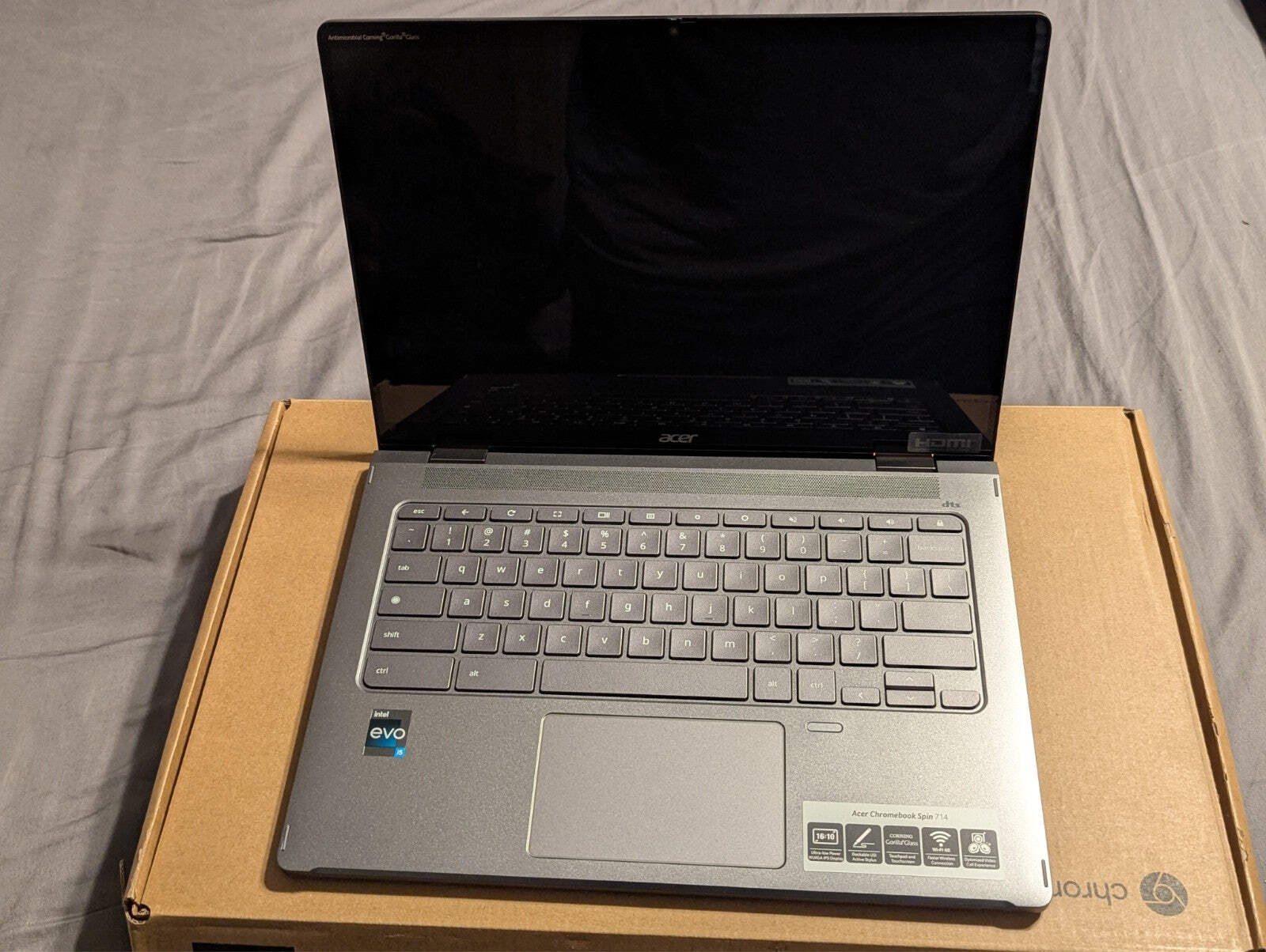 Acer Laptop – Chromebook Spin 714 – i5-1235U 16GB 256GB SSD 14 Touch Stylus