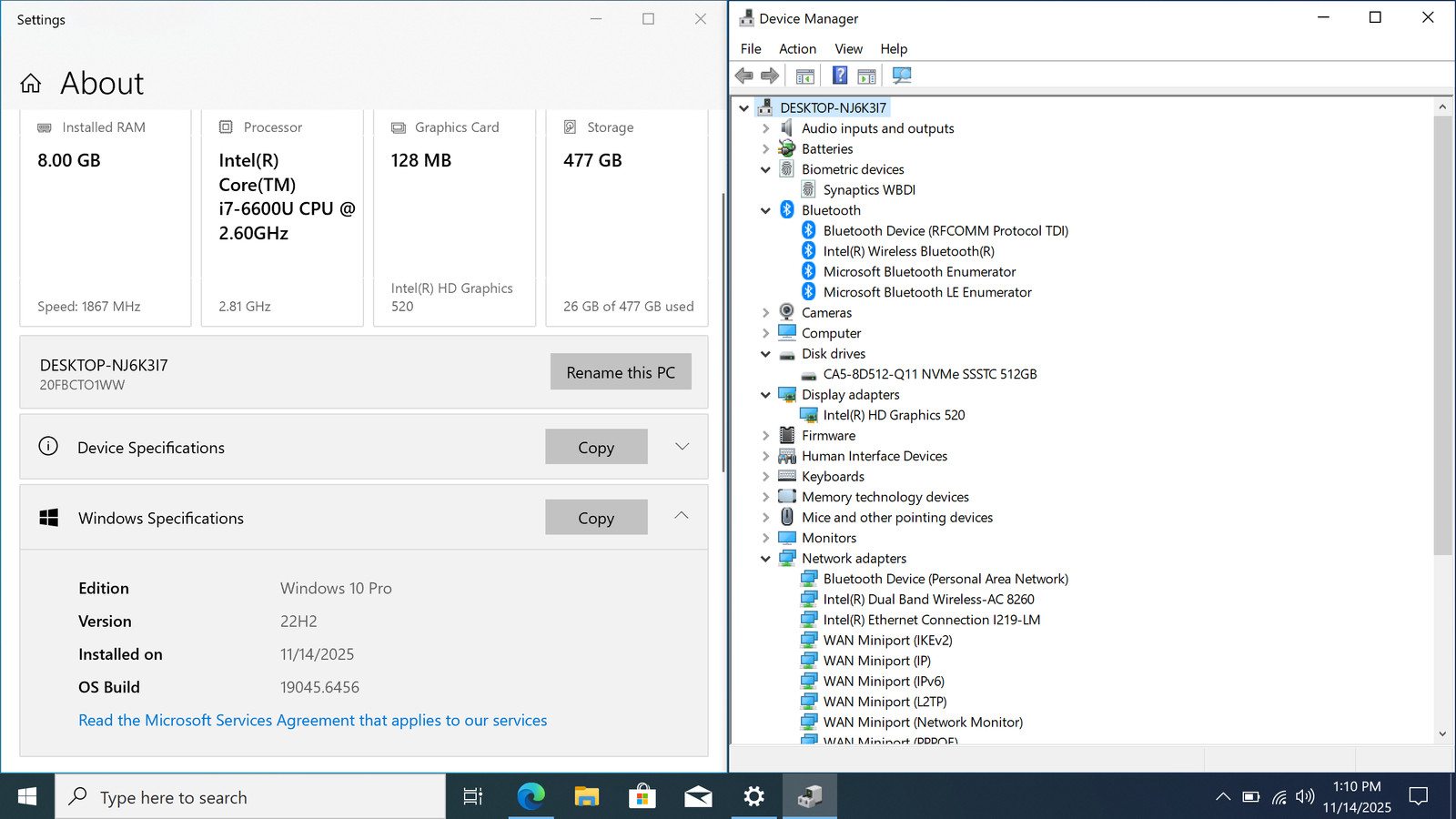 Lenovo ThinkPad X1 Carbon 4th Gen 14″ QHD I7-6600U 512GB 8GB W10P Backlit FPR
