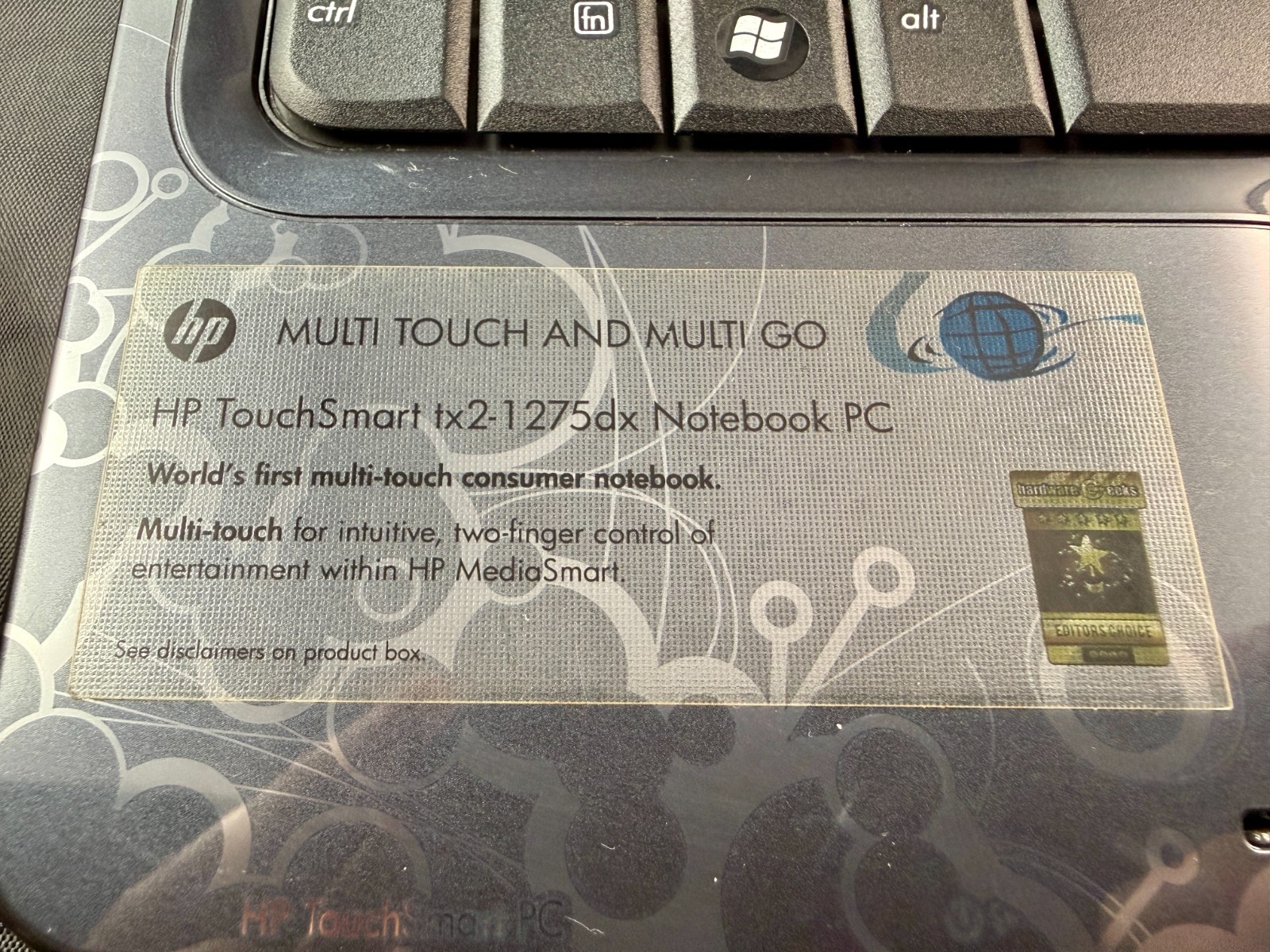 HP TouchSmart TX2-1275DX Notebook – Laptop AMD Turion X2 ATI Radeon Graphics