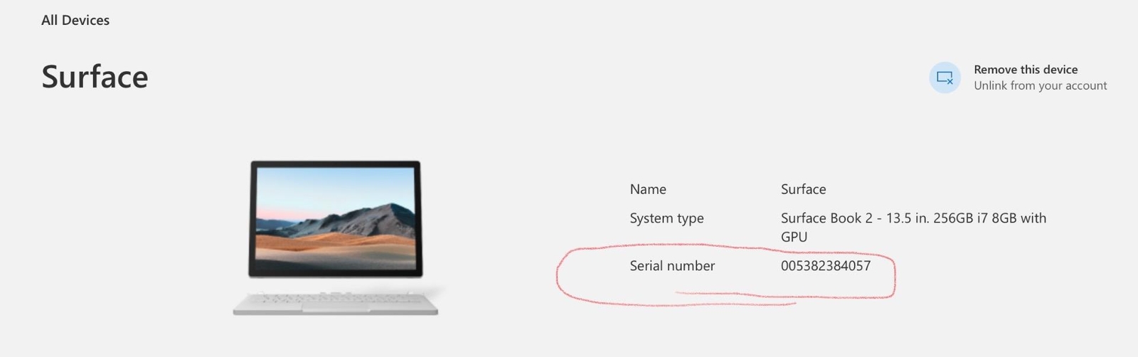 Microsoft Surface Book 2 13.5″ Laptop Notebook PC (Core i7 8GB 256GB) HN4-00001