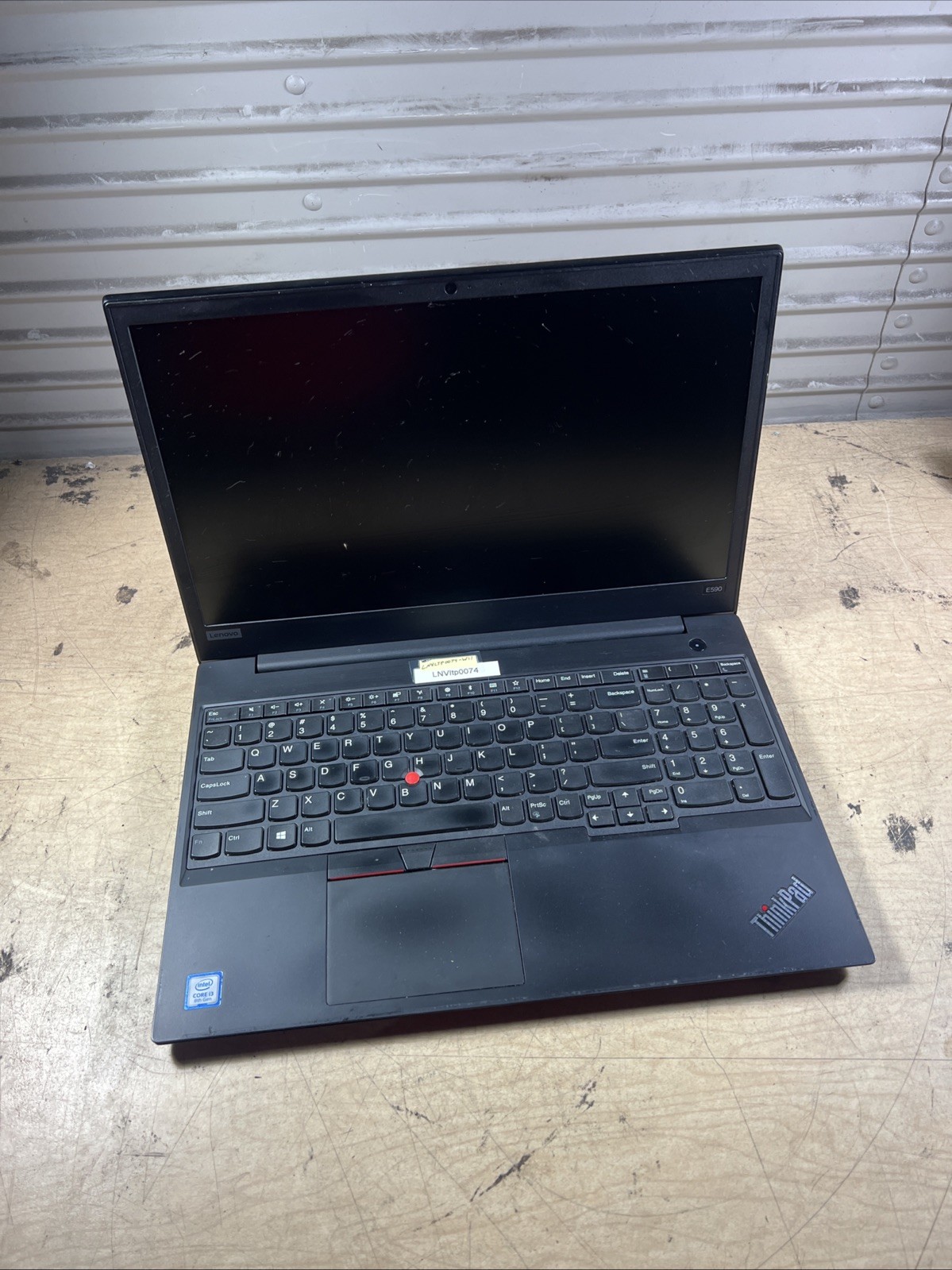 THINKPAD LENOVO E590 INTEL CORE I3-8145U 2.10GHZ 8GB RAM **NO HD/ NO CADDIE