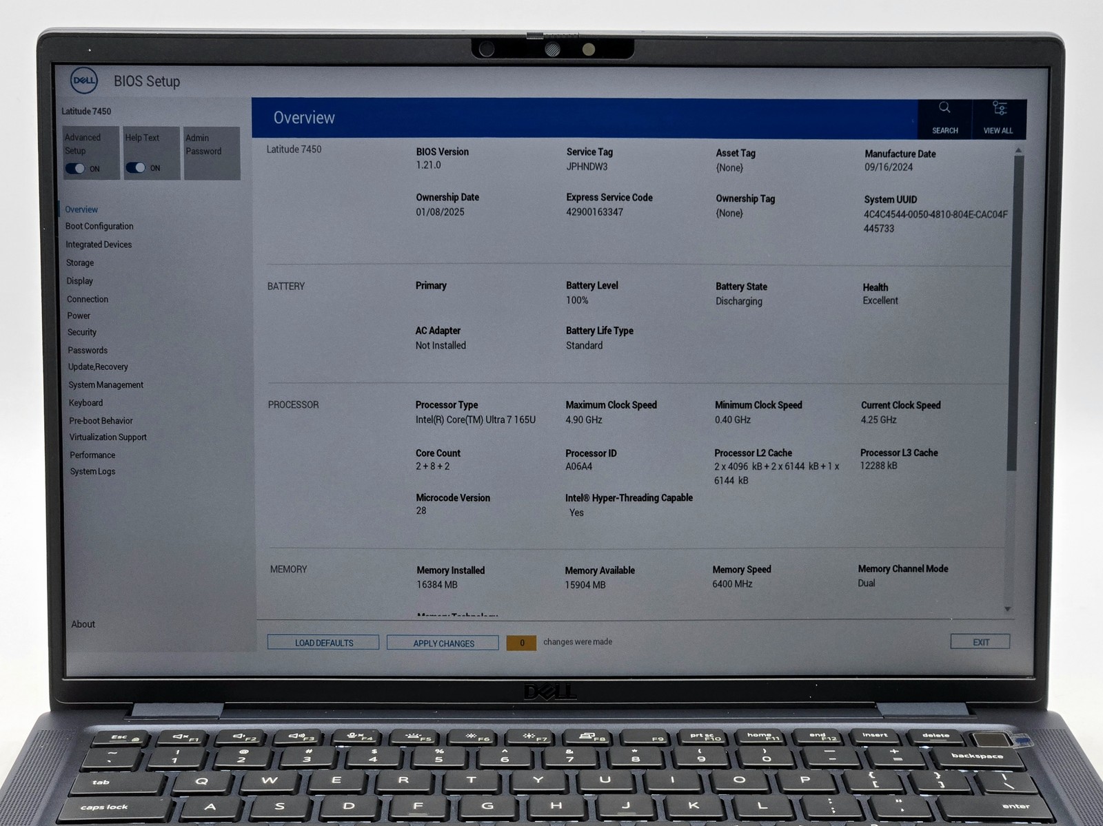 Dell Latitude 7450 14″ Touch ULTRA 7 165U 512GB 16GB W11P Backlit FPR Warranty