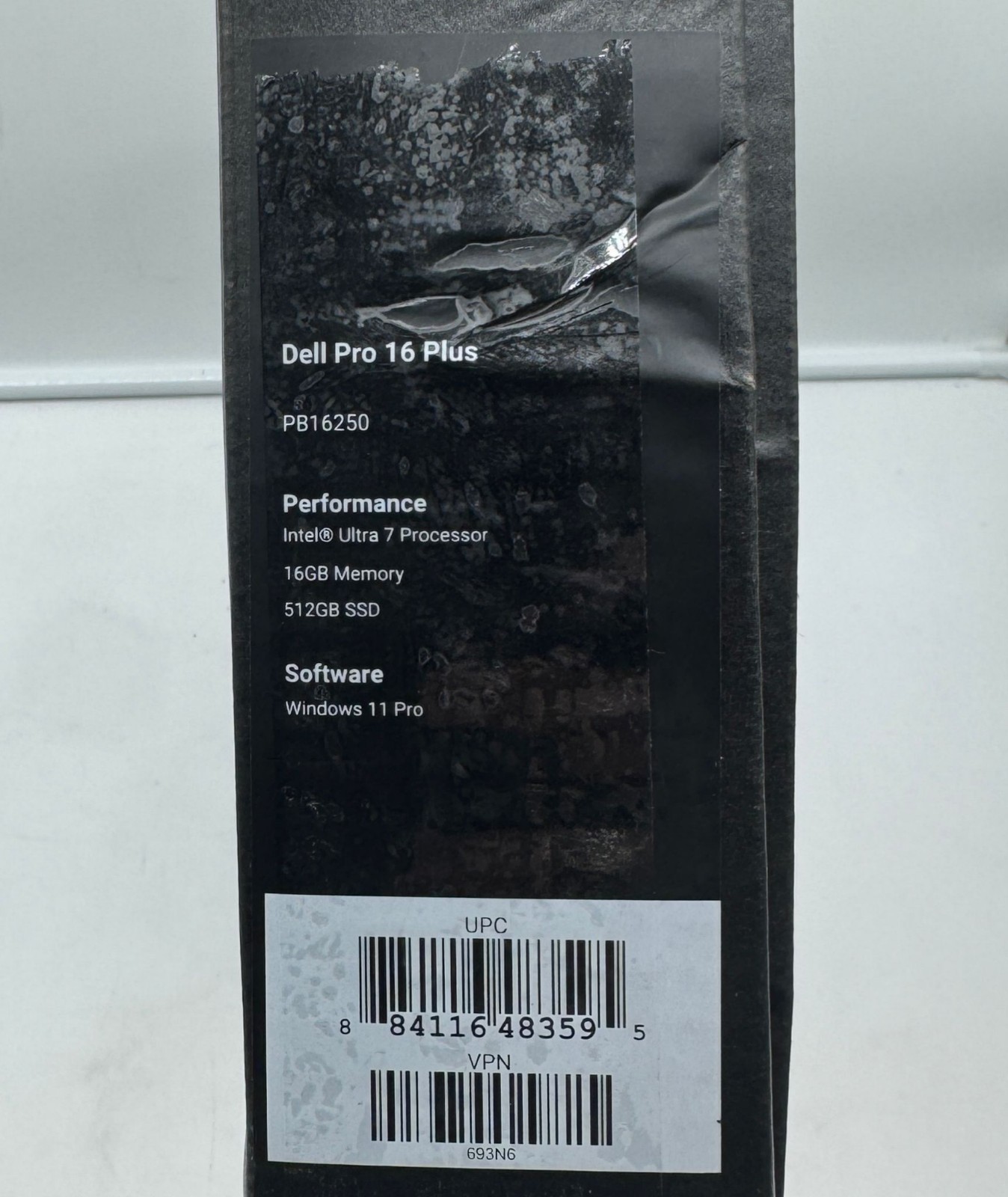 Dell Pro 16 Plus 16″ Ultra 7 265U 16GB 512GB SSD WiFi 6E, vPro W11P – 693N6