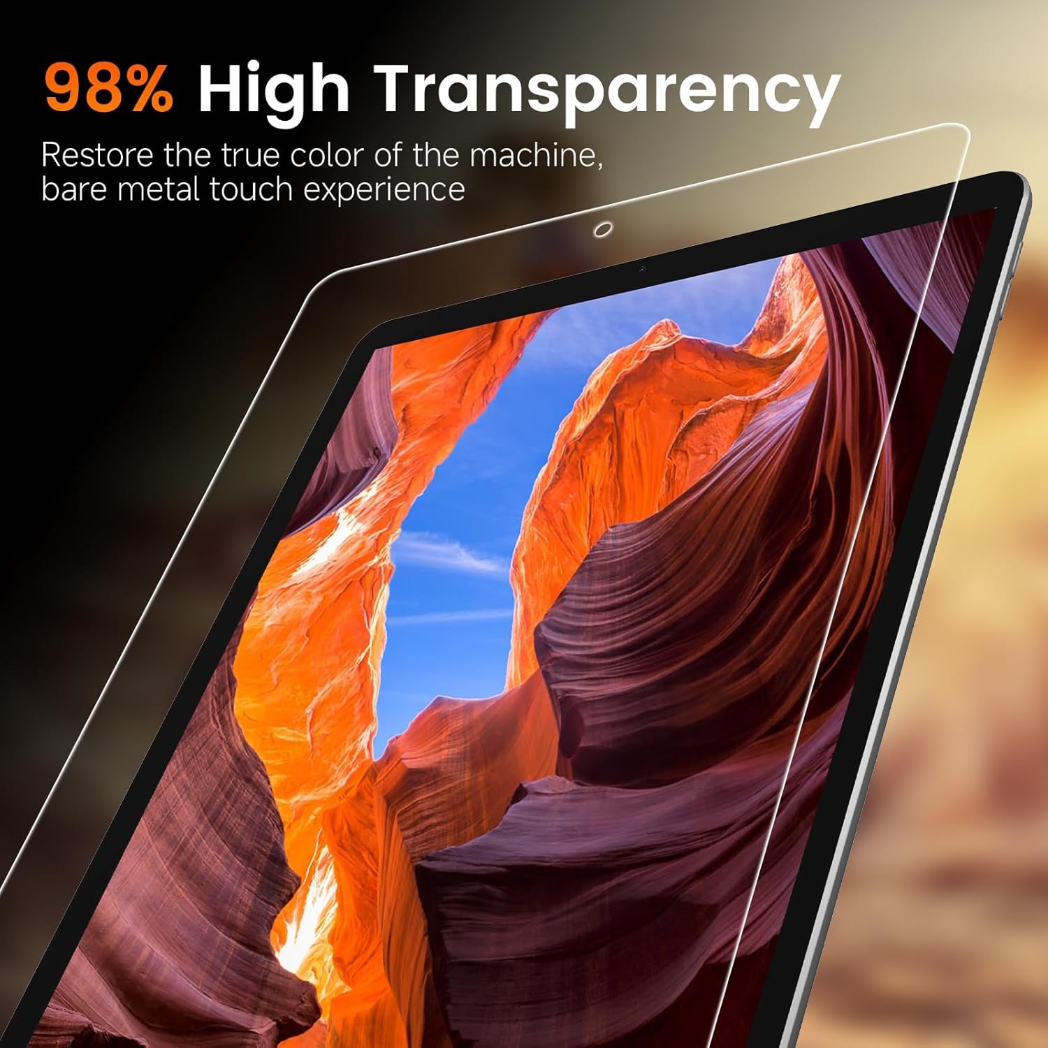 9H+ Tempered Glass Screen Protector for iPad 10.2-inch(9th/8th/7th Gen.) 2 Pack