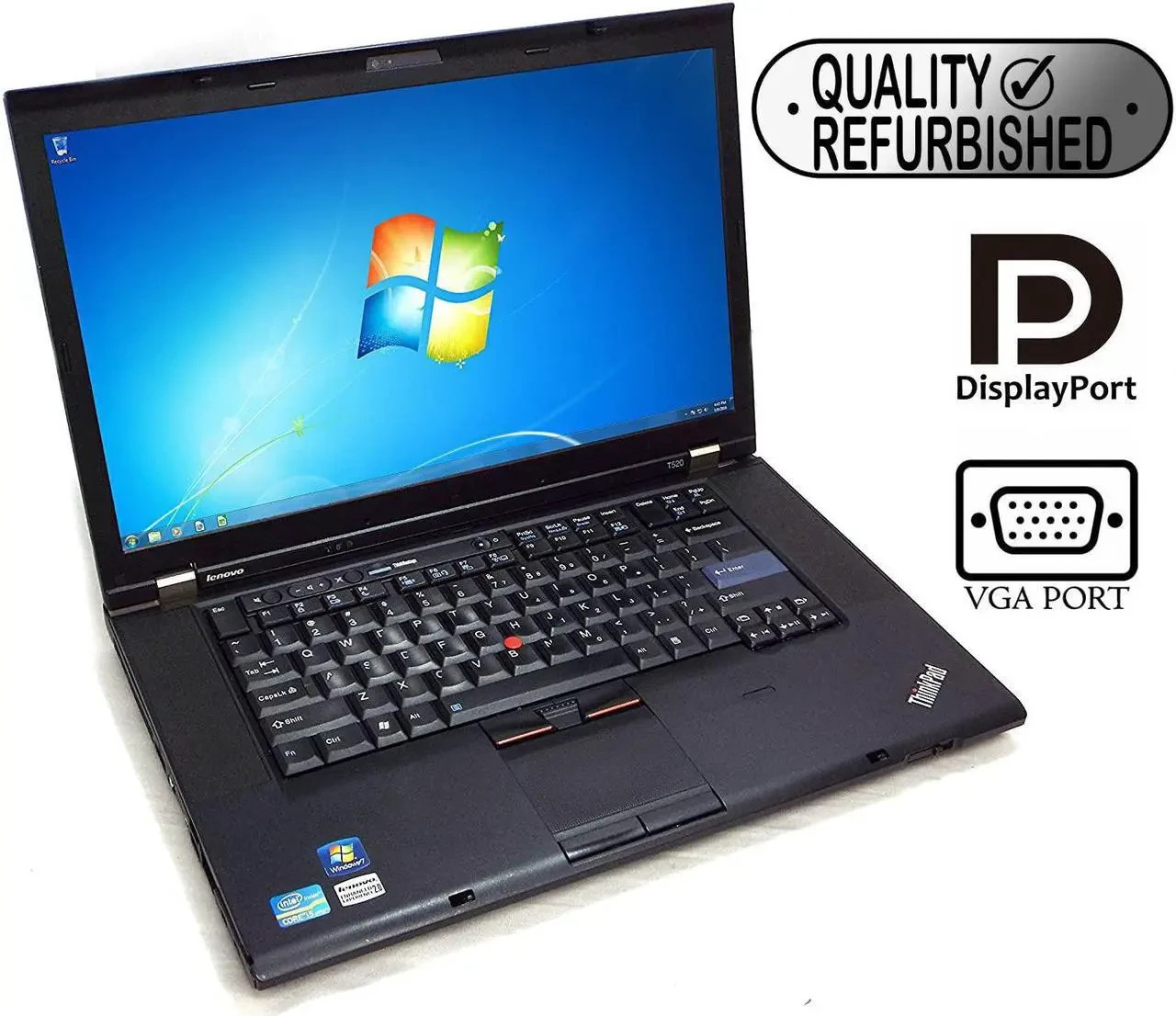 Lenovo ThinkPad T520 Quad Core i7 Extreme Ed. 3.5GHz 8GB RAM 160GB SSD Windows