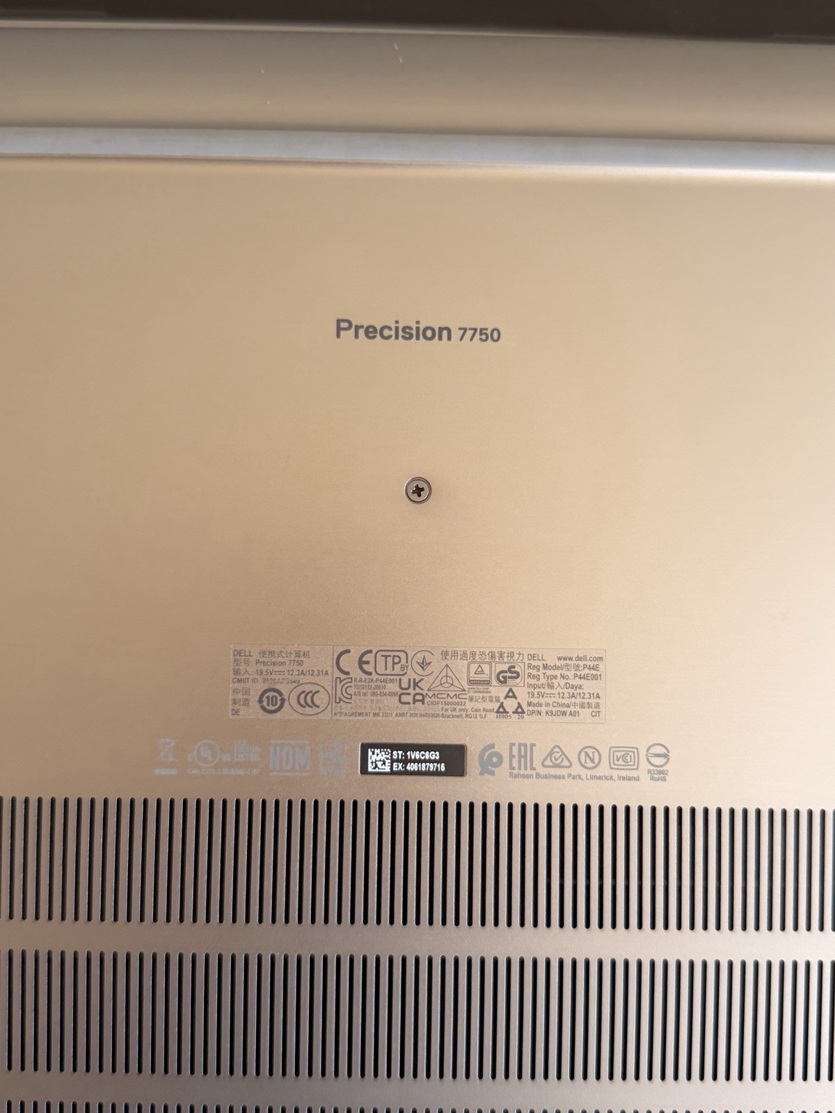 Dell Precision 7750 | i7-10850H | 48GB RAM | 512GB SSD | 6GB GPU | Win 11 Pro