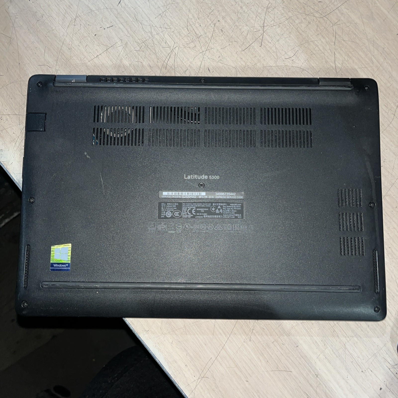 DELL LATITUDE 5300 INTEL CORE I5-8365U 1.60GHZ 4GB RAM NO HD