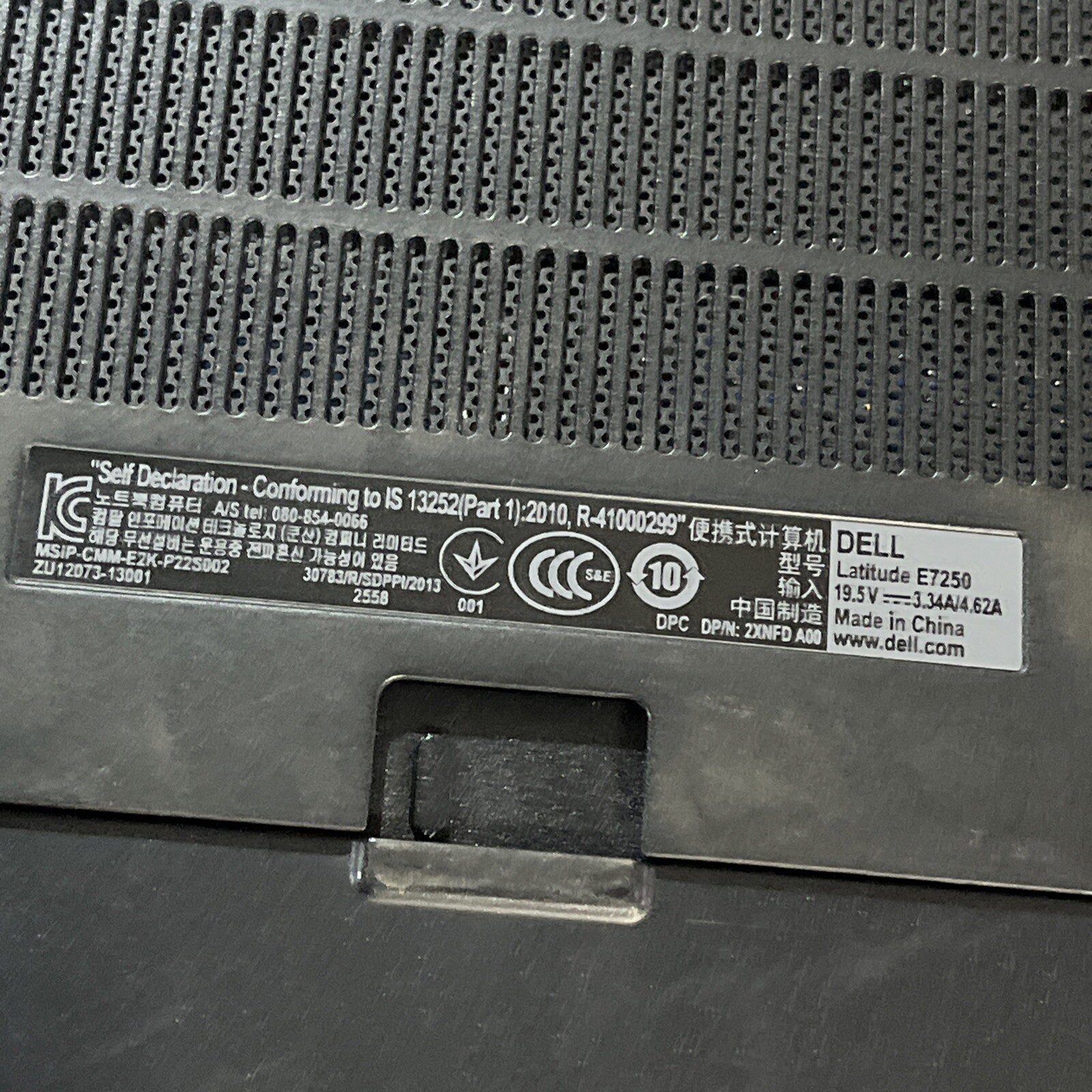 DELL LATITUDE E7250 INTEL CORE I5-5300U 2.30GHZ 8GB RAM NO HD