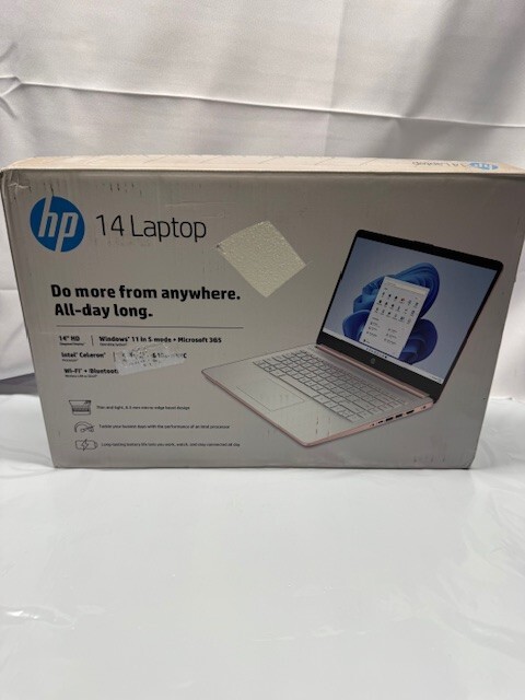HP Stream 14″ Laptop 16GB RAM 64GB eMMC Intel Celeron N4120 Microsoft Office 365