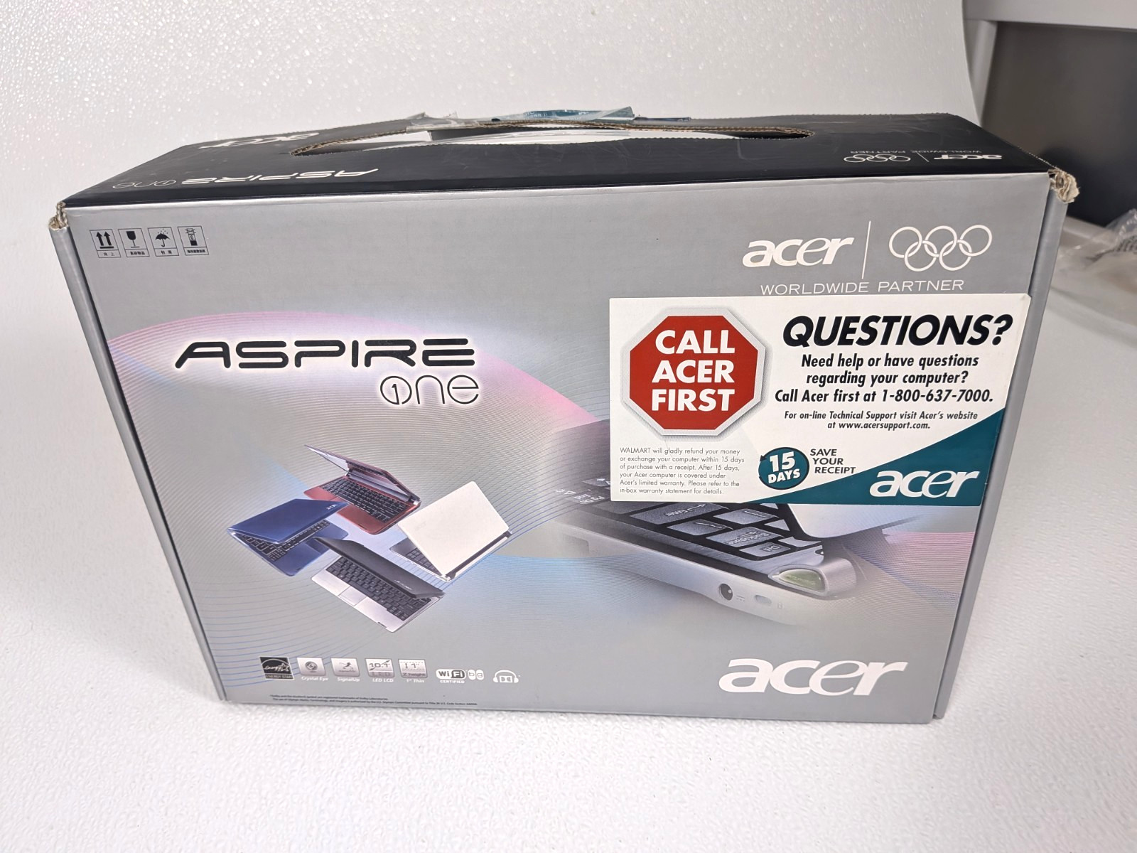 Acer Aspire One D250 Model No. KAV60 Blue Tested w/ Power Clean & Working In Box