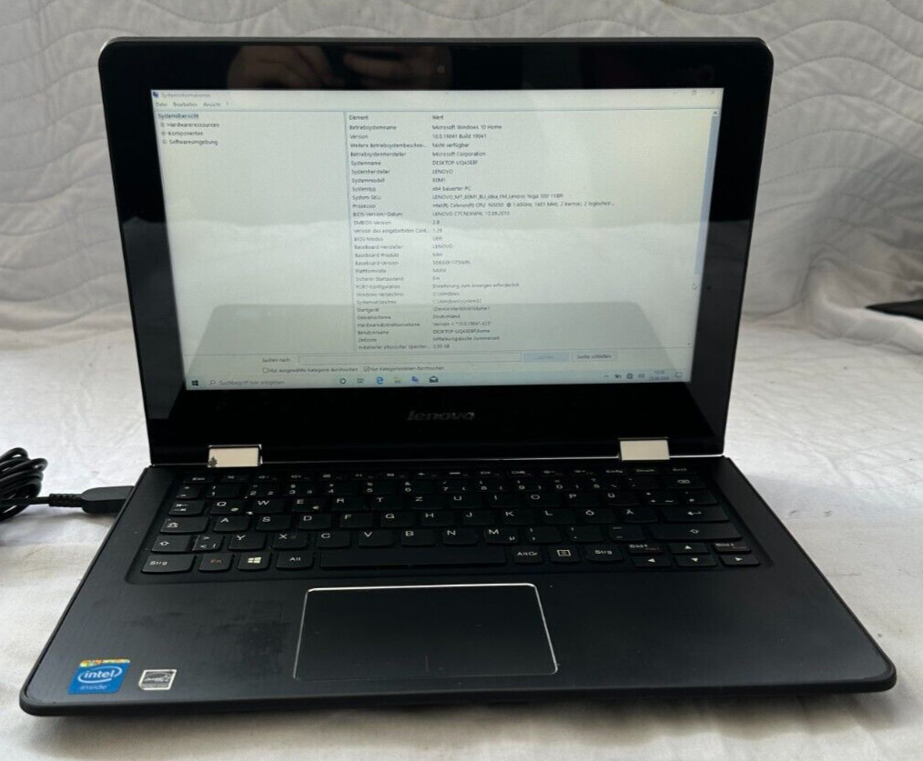 Lenovo Yoga 300 11IBR, 80M1, Conv. Notebook, 2GB Ram, 32GB eMMC Windows 10