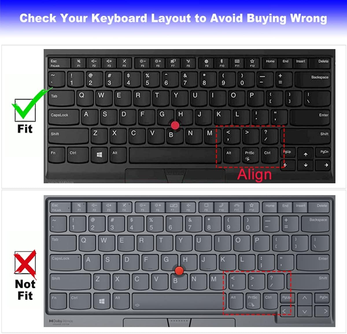 Lenovo Thinkpad 14 Inch Screen Protector T14 T14s P14 L14 E14 L490 E490 with Key