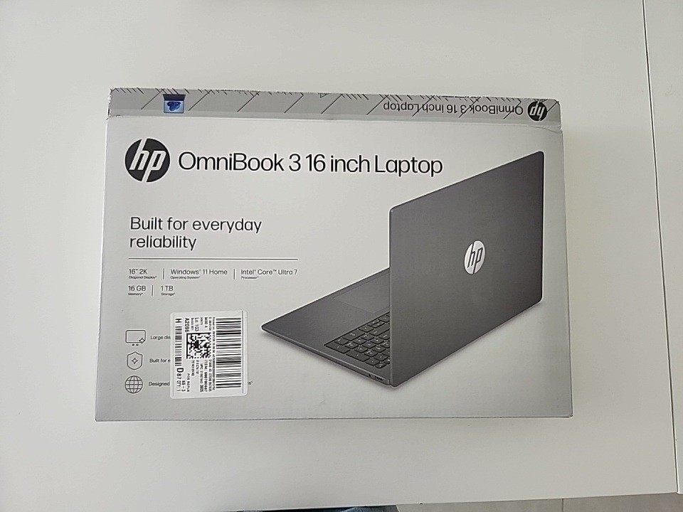 ONLY BOX Hp OmniBook 3 16 Inch Laptop 16 BOX ONLY