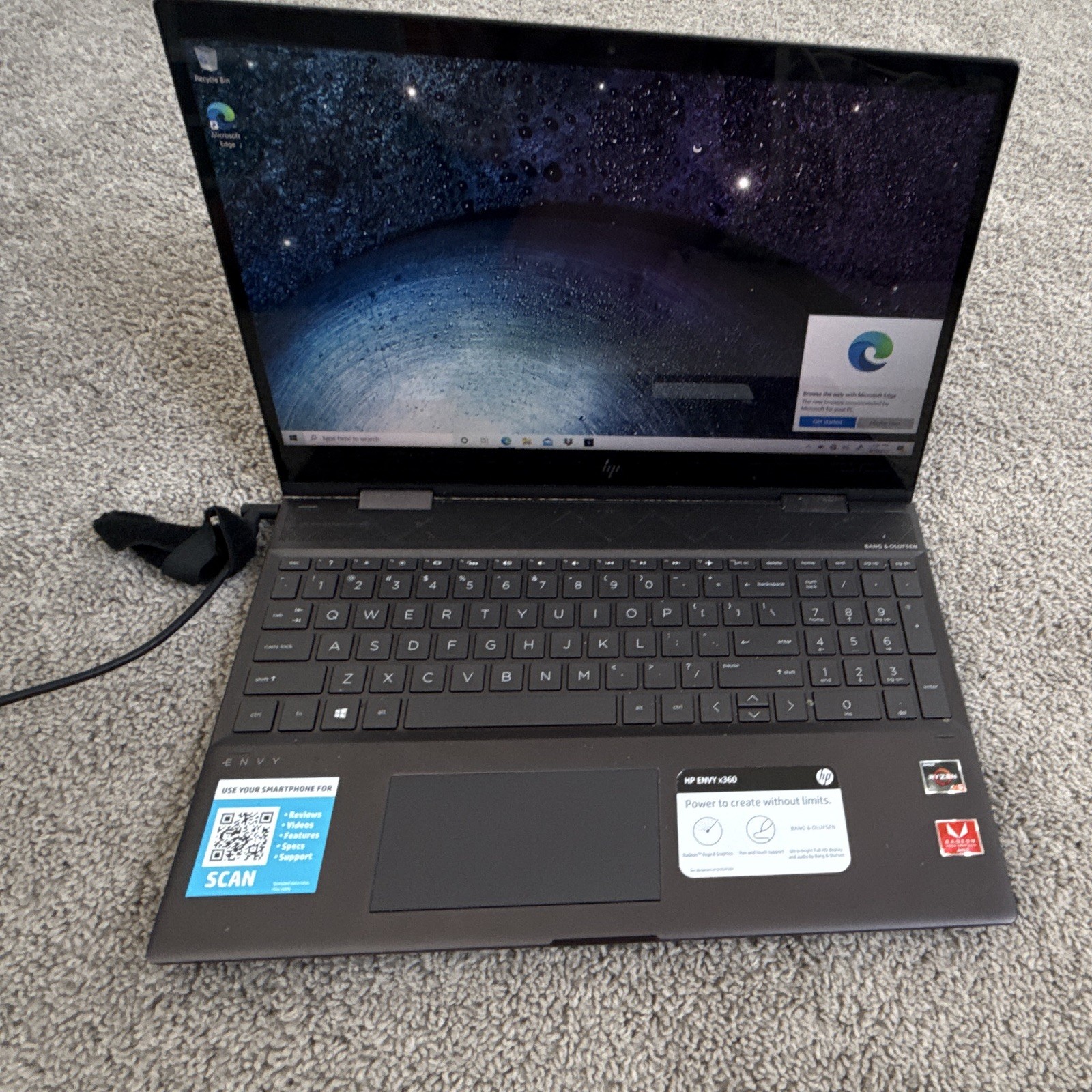 HP ENVY x360 15m-cp0xxx 15.6in FHD Touch Ryzen 5 2500U 8GB 256GB SSD