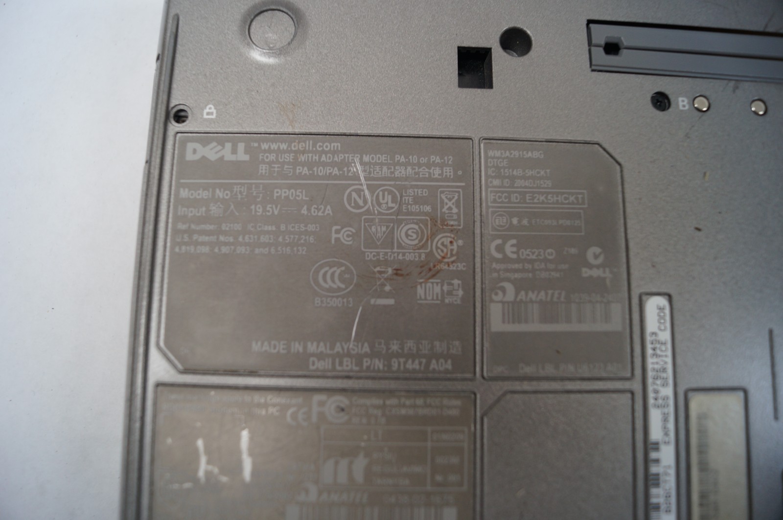 Dell Inspiron 600M PP05L 14″ 1.5GHz 256MB WinXP Mem w Charger WORKING PoR B151