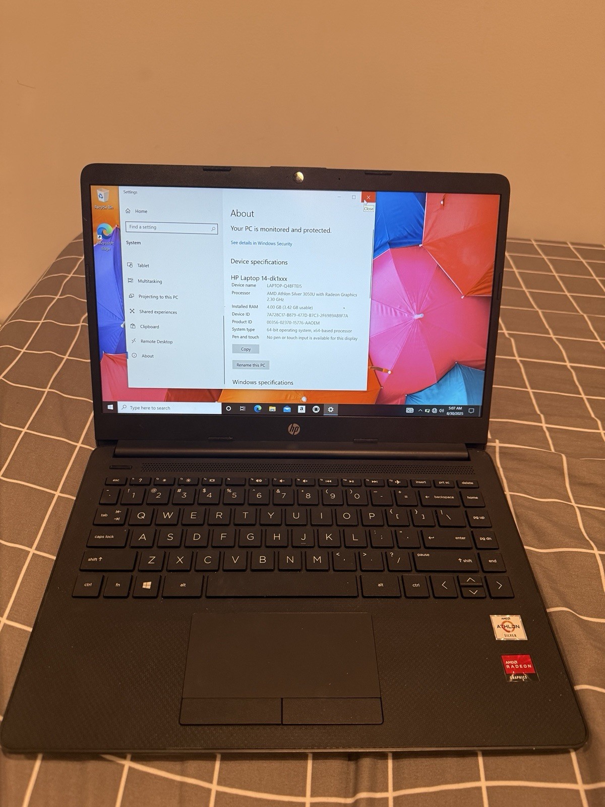 HP laptop 14inch windows
